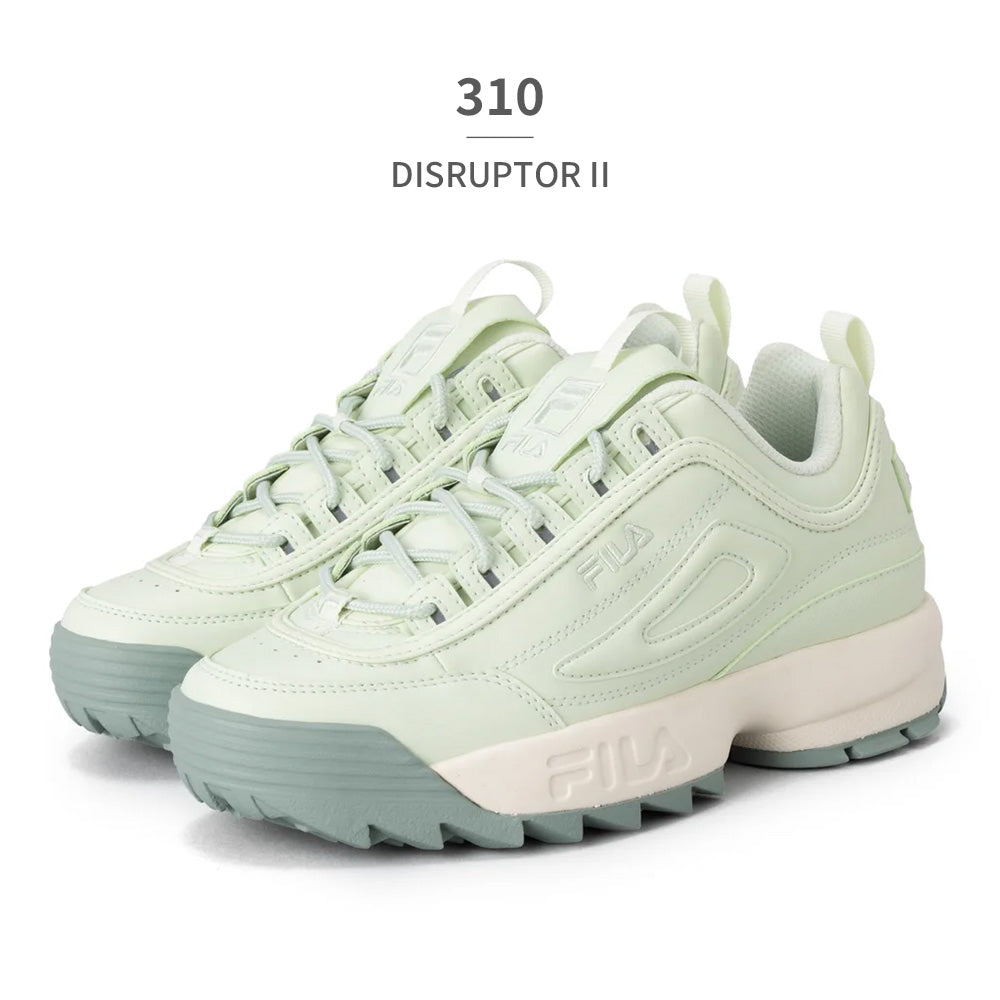 フィラ FILA レディース スニーカー 厚底 DISRUPTOR II UFW25054 (グリーン) グリーン