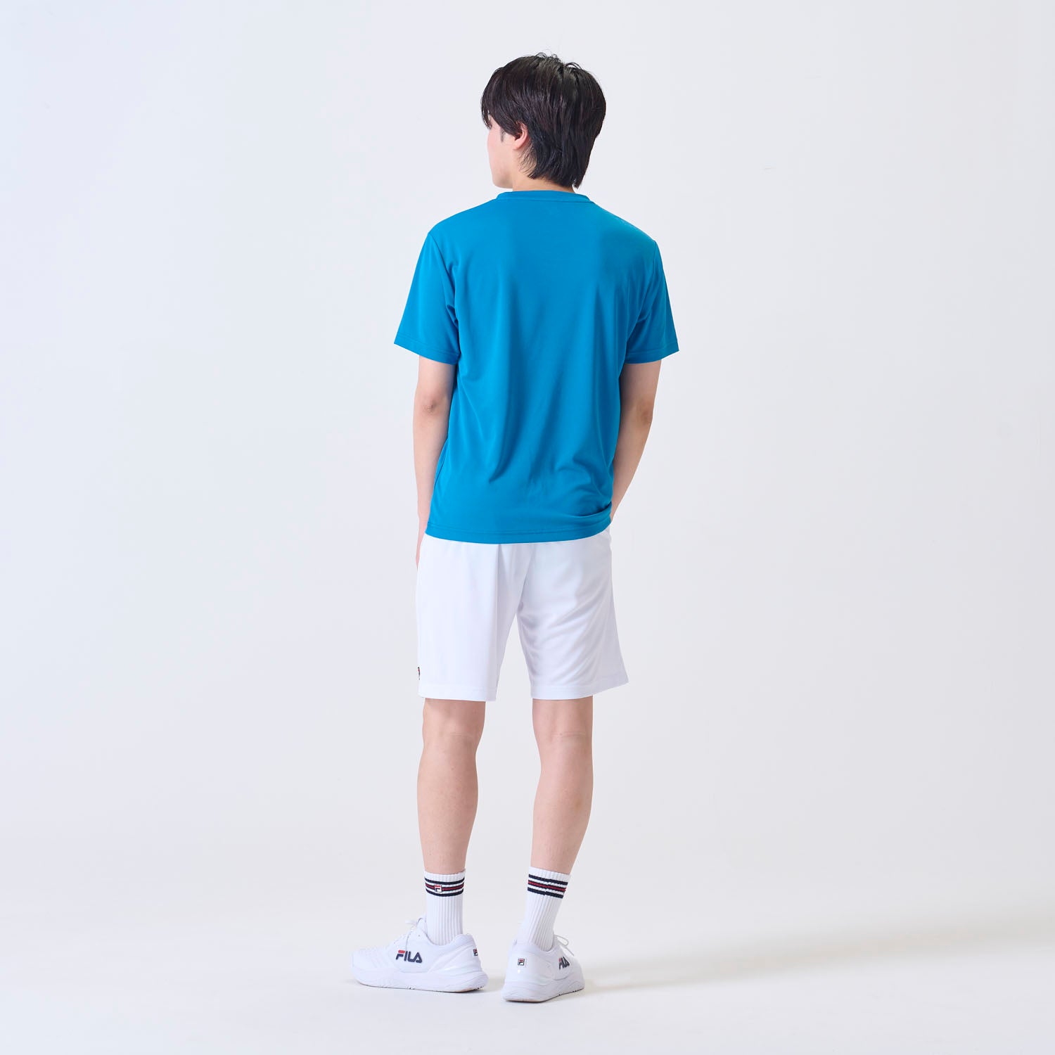 菲拉 FILA 【網球】無地 後背孔網眼 短褲 男士