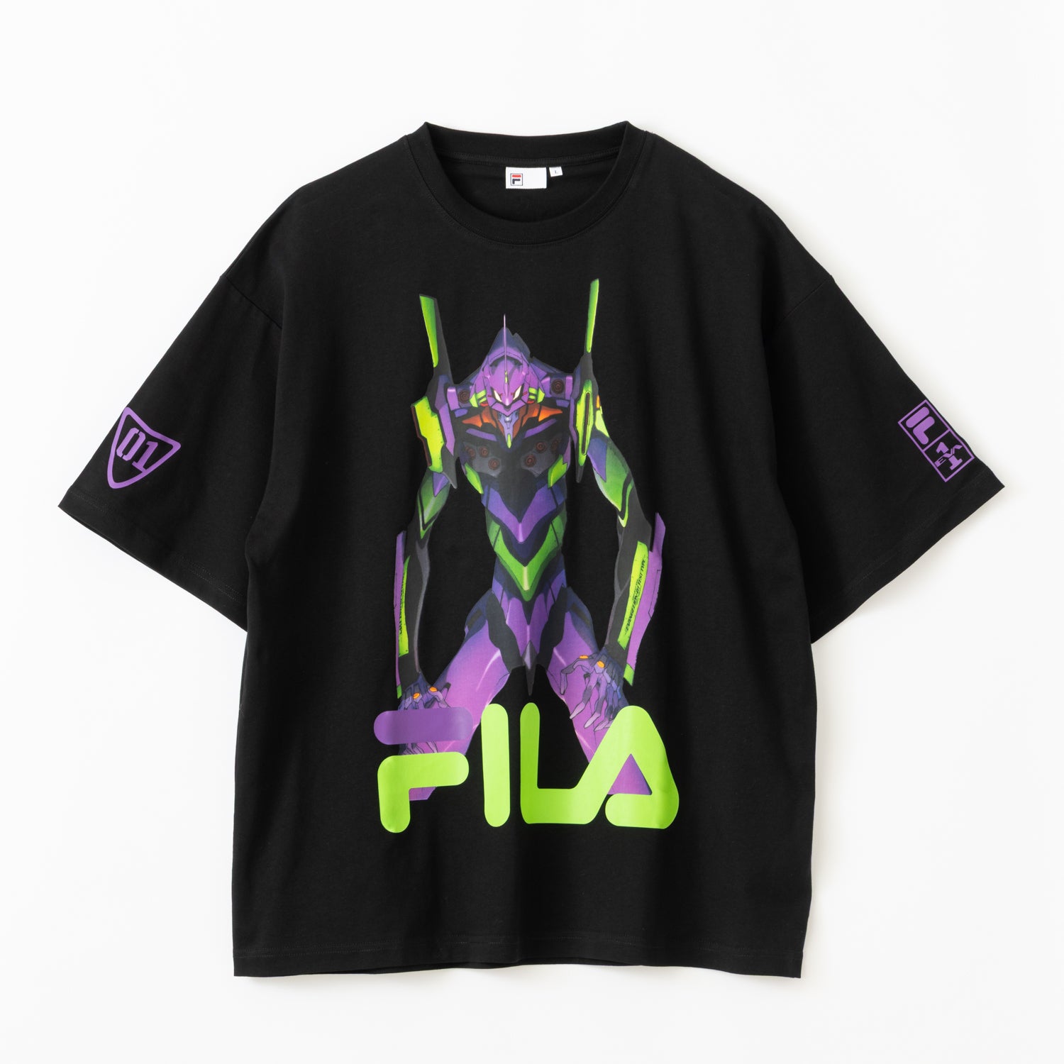 フィラ FILA GRAPHIC T-SHIRT / グラフィックTシャツ / Evangelion / エヴァンゲリオン(BLACK) BLACK