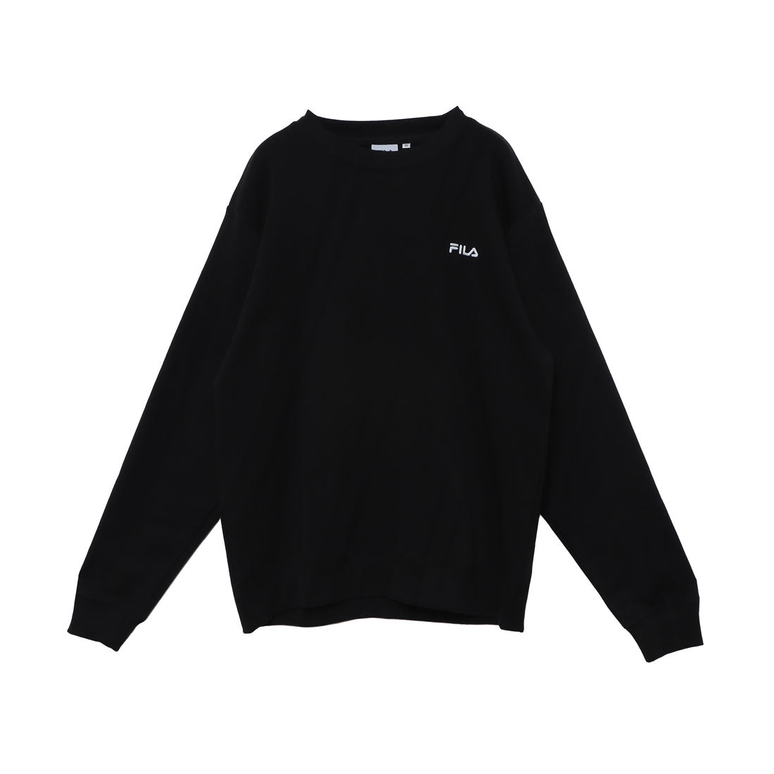 フィラ FILA ワンポイントクルーネックトレーナー / ONE-POINT CREW NECK SHIRTS / カジュアルウェア / メンズ (BK0) BLACK