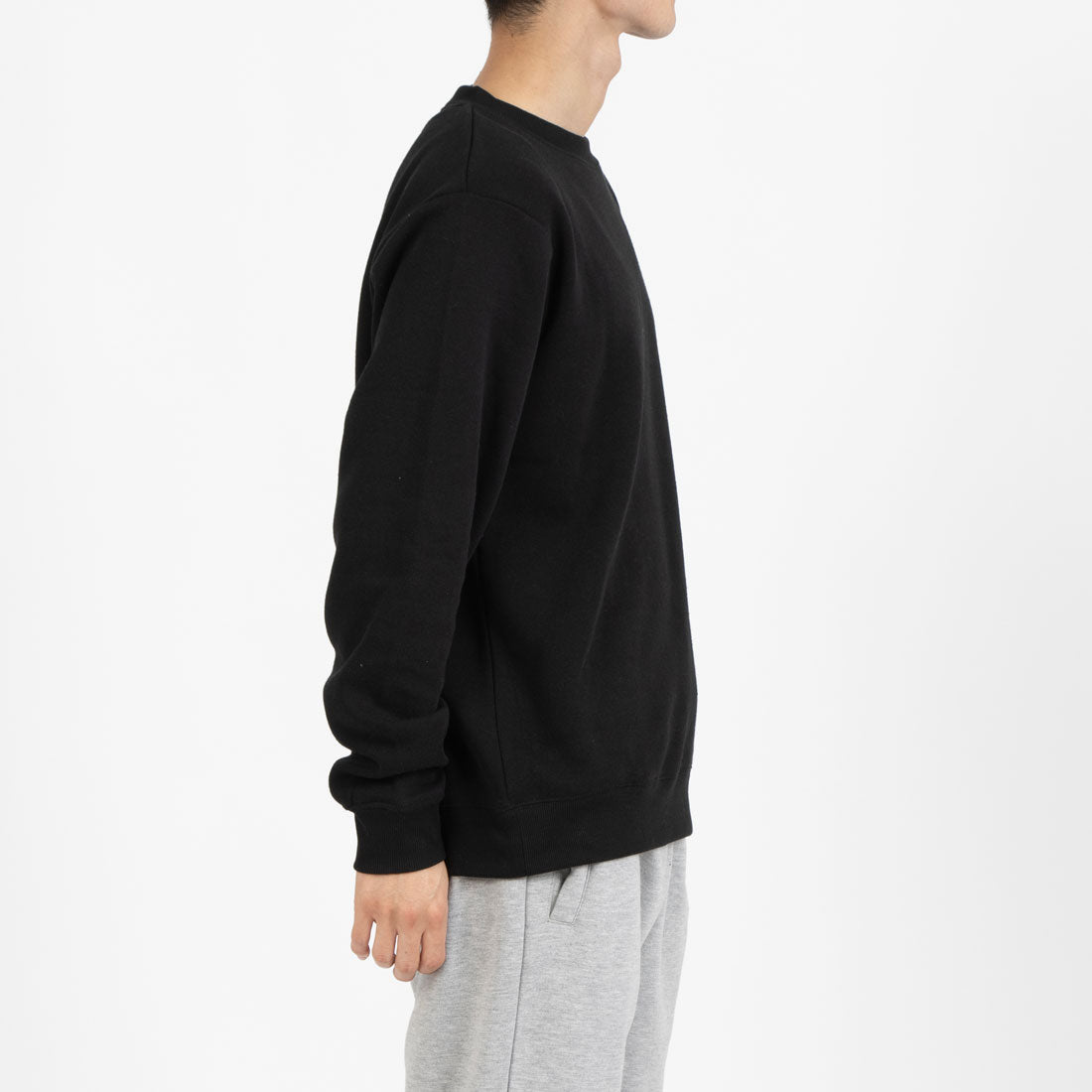 フィラ FILA ワンポイントクルーネックトレーナー / ONE-POINT CREW NECK SHIRTS / カジュアルウェア / メンズ (BK0) BLACK