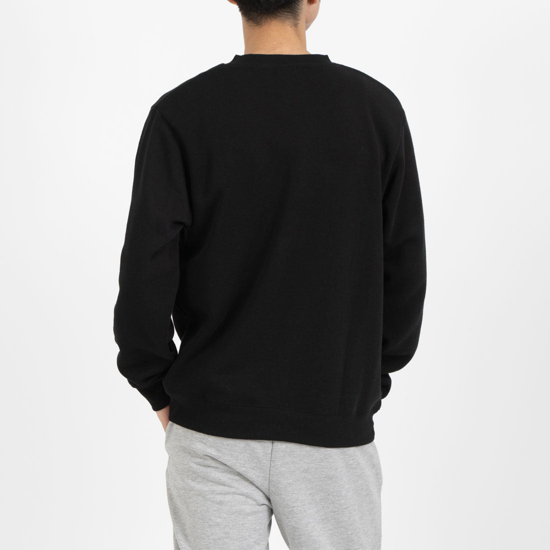 フィラ FILA ワンポイントクルーネックトレーナー / ONE-POINT CREW NECK SHIRTS / カジュアルウェア / メンズ (BK0) BLACK