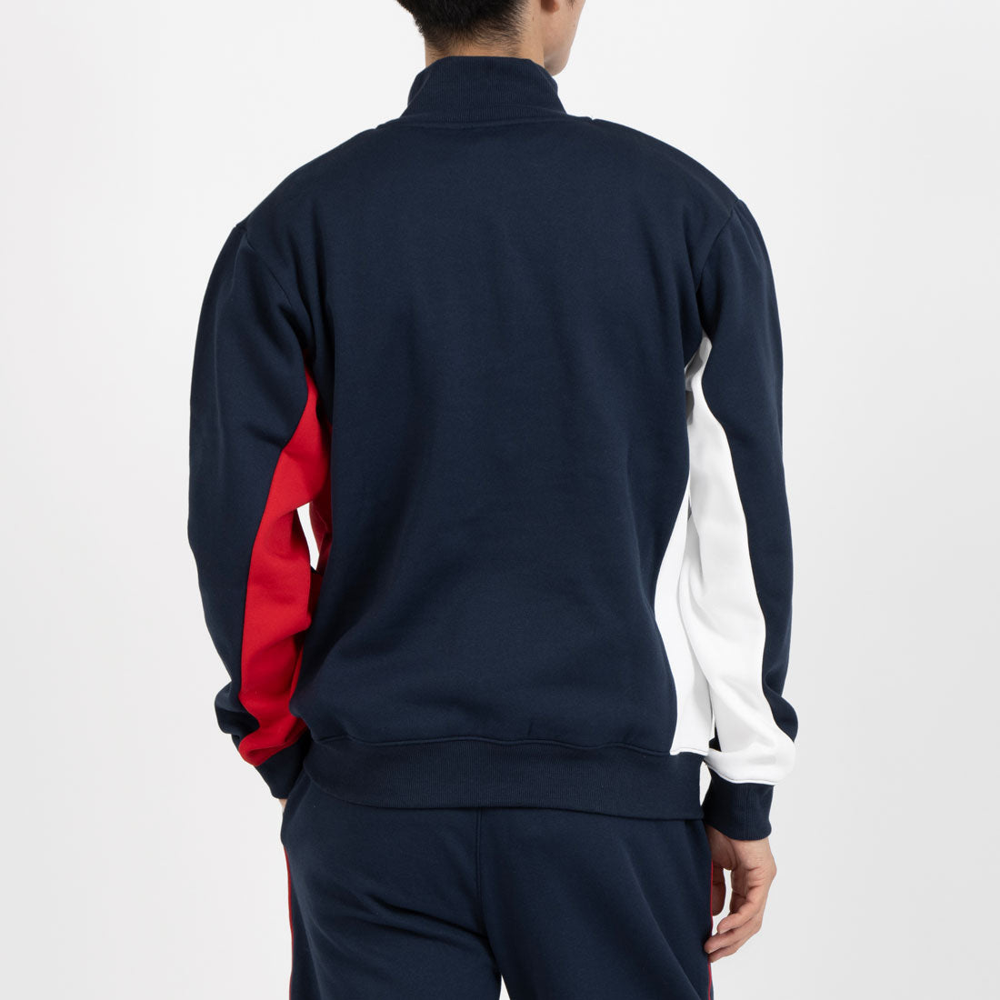 フィラ FILA 切替ハーフジップトレーナー / SWITCHING HALF ZIP C / カジュアルウェア / メンズ (NV0) NAVY