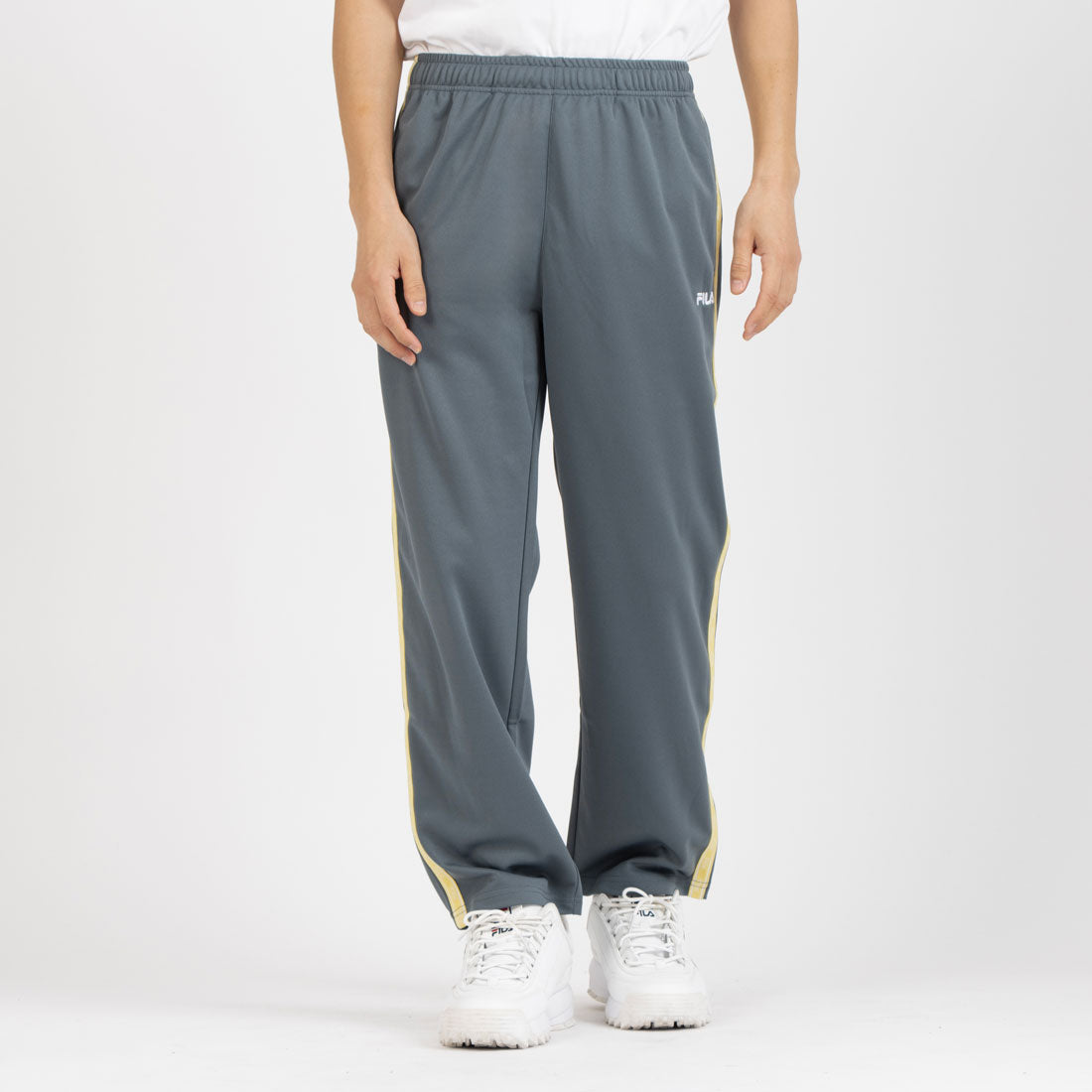 フィラ FILA ロゴテープジャージパンツ / LOGO TAPED JERSEY PANTS / カジュアルウェア / メンズ (BL0) BLUE