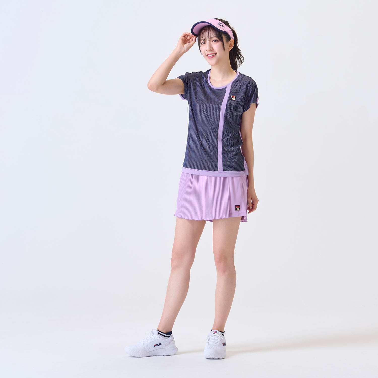 フィラ FILA 【テニス】無地 バックホールメッシュ ラップショーツパンツ レディース