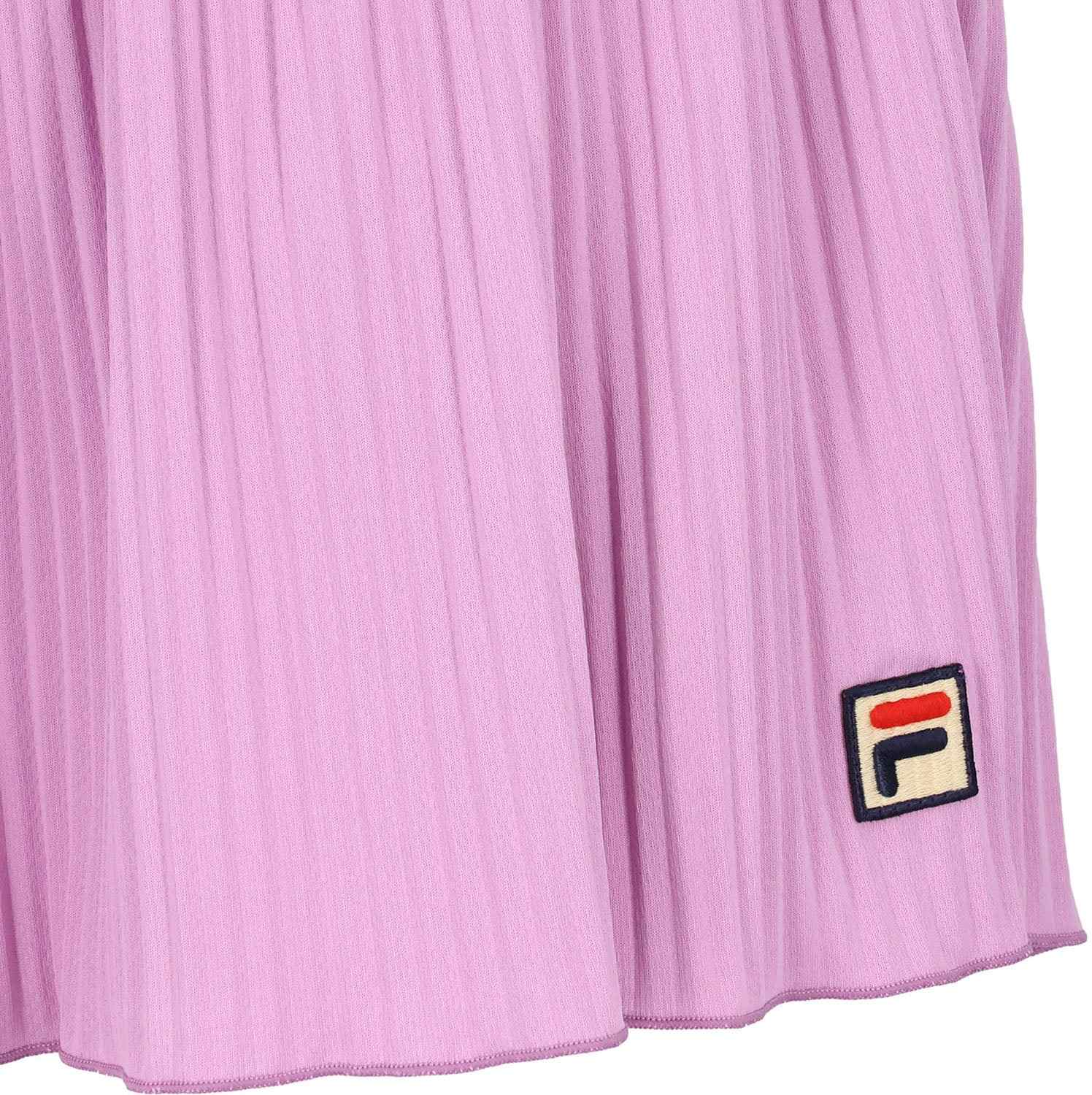 フィラ FILA 【テニス】無地 バックホールメッシュ アコーディオンプリーツスコート レディース