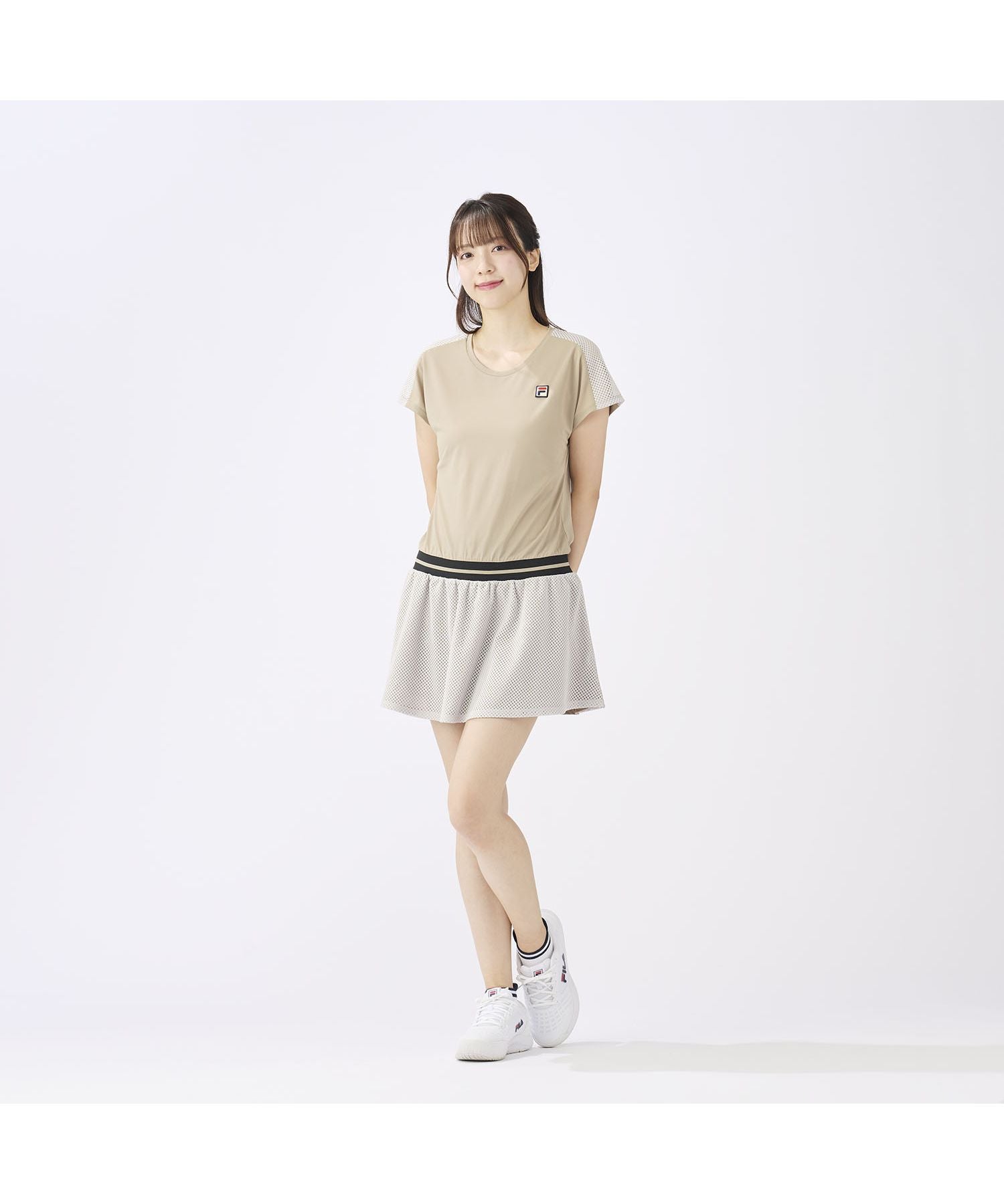 【テニス】 フィラ FILA 51 ワンピース レディース (ブラック) ブラック