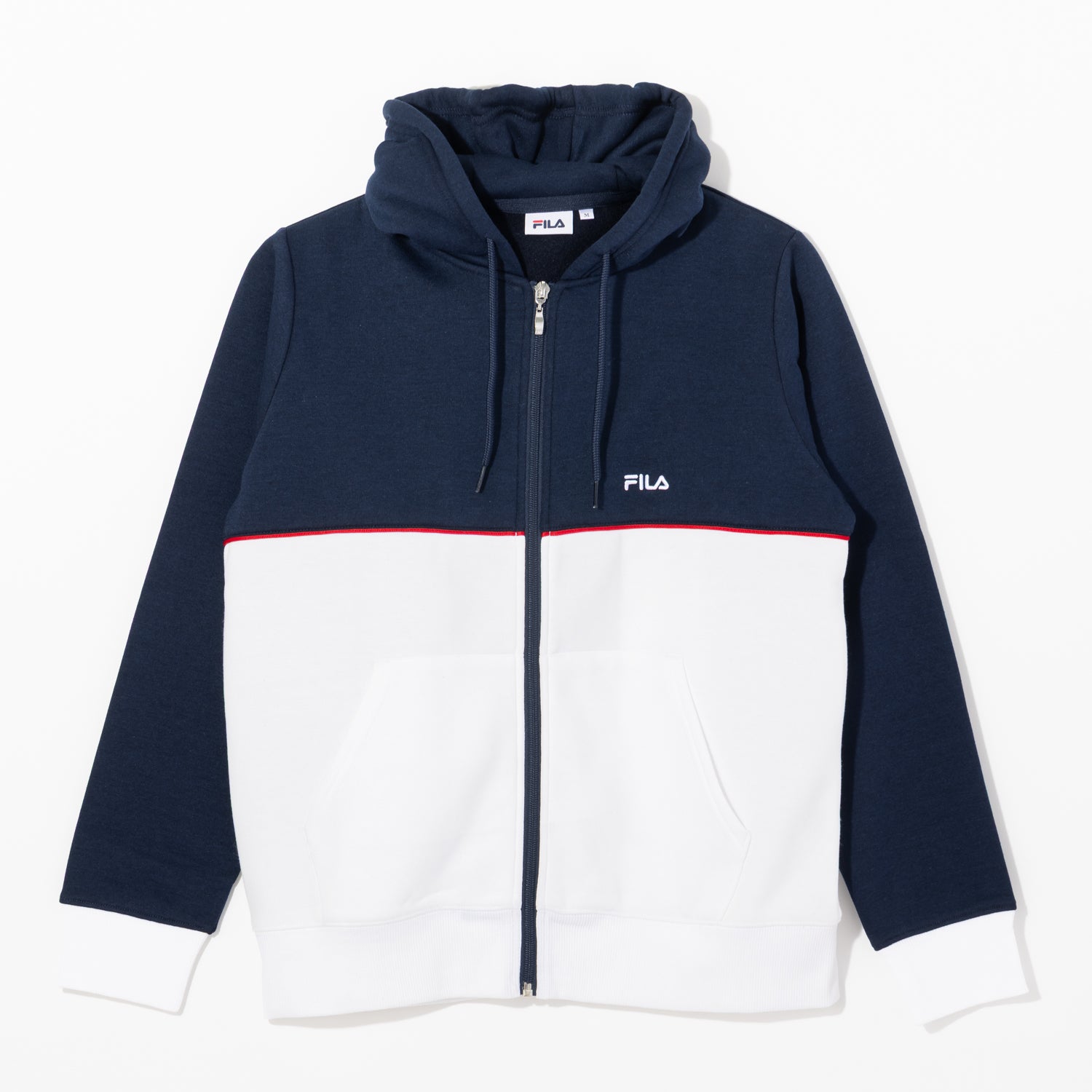 フィラ FILA 切替ジップフーディ / SWITCHING ZIP HOODIE / カジュアルウェア / レディース (NV0) NAVY