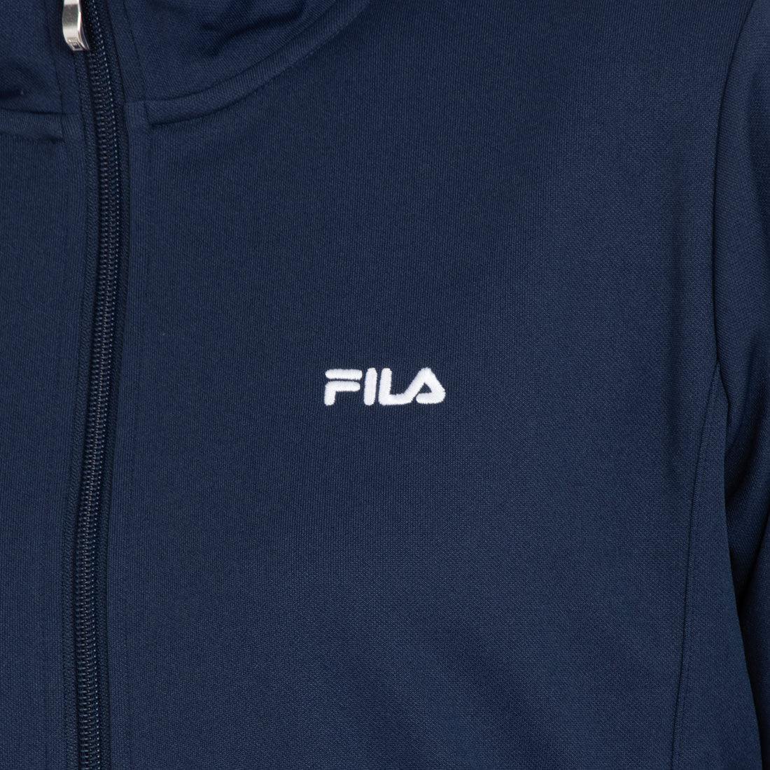 フィラ FILA ロゴテープジャージジャケット / LOGO TAPED JERSEY JACKET / カジュアルウェア / レディース (NV0) NAVY