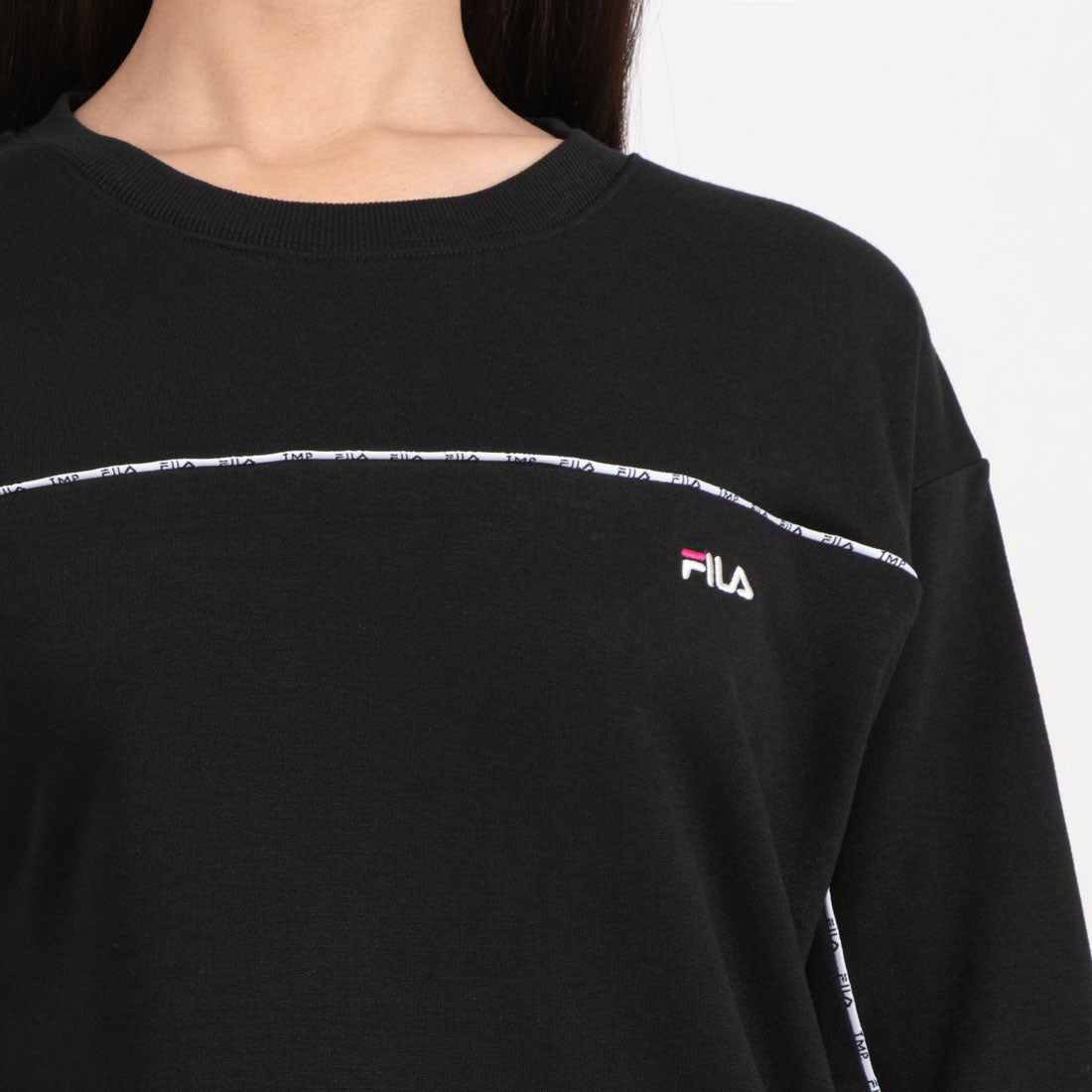 フィラ FILA スウェットシャツ / SWEATSHIRT / カジュアルウェア / ユニセックス (BLACK) BLACK