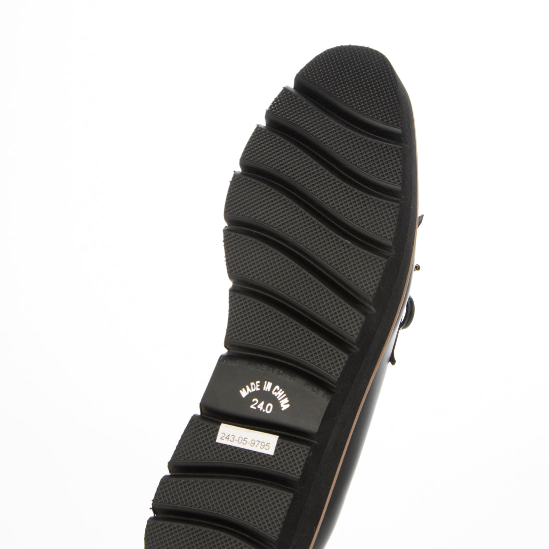 フィン Fin 厚底リボンキルトローファー【低反発スポンジ入り】 (ブラック) ブラック