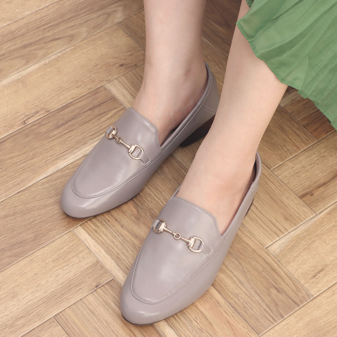 フィン Fin 2WAY本革ビットローファー【低反発スポンジ入り】