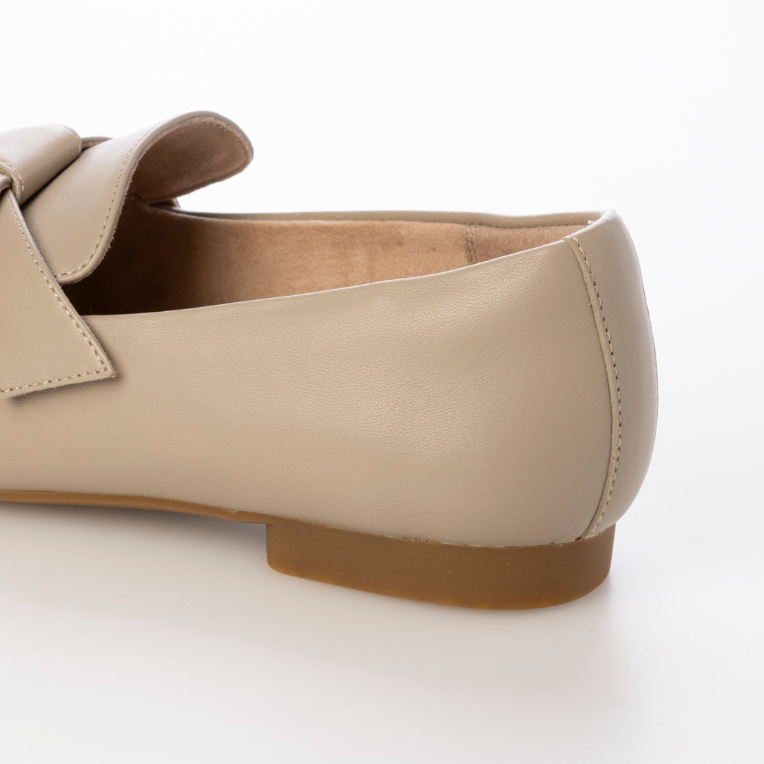 FIORINO フィオリノ STOCKHOLM 山羊革 エレガンス リボンフラットシューズ