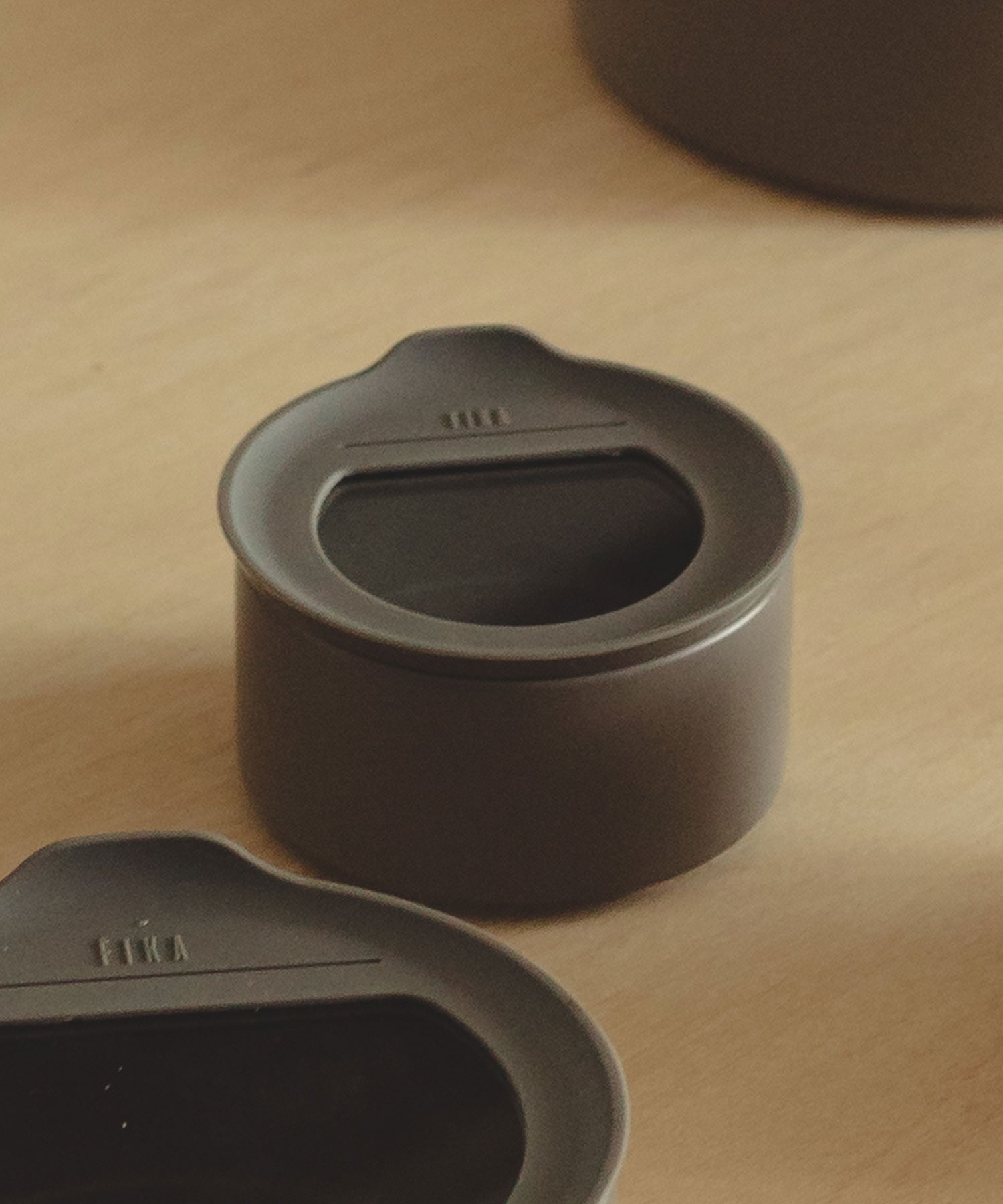 フィカ FIKA FIKA ONE 陶磁器製食品ガラス容器 200ml,グレー
