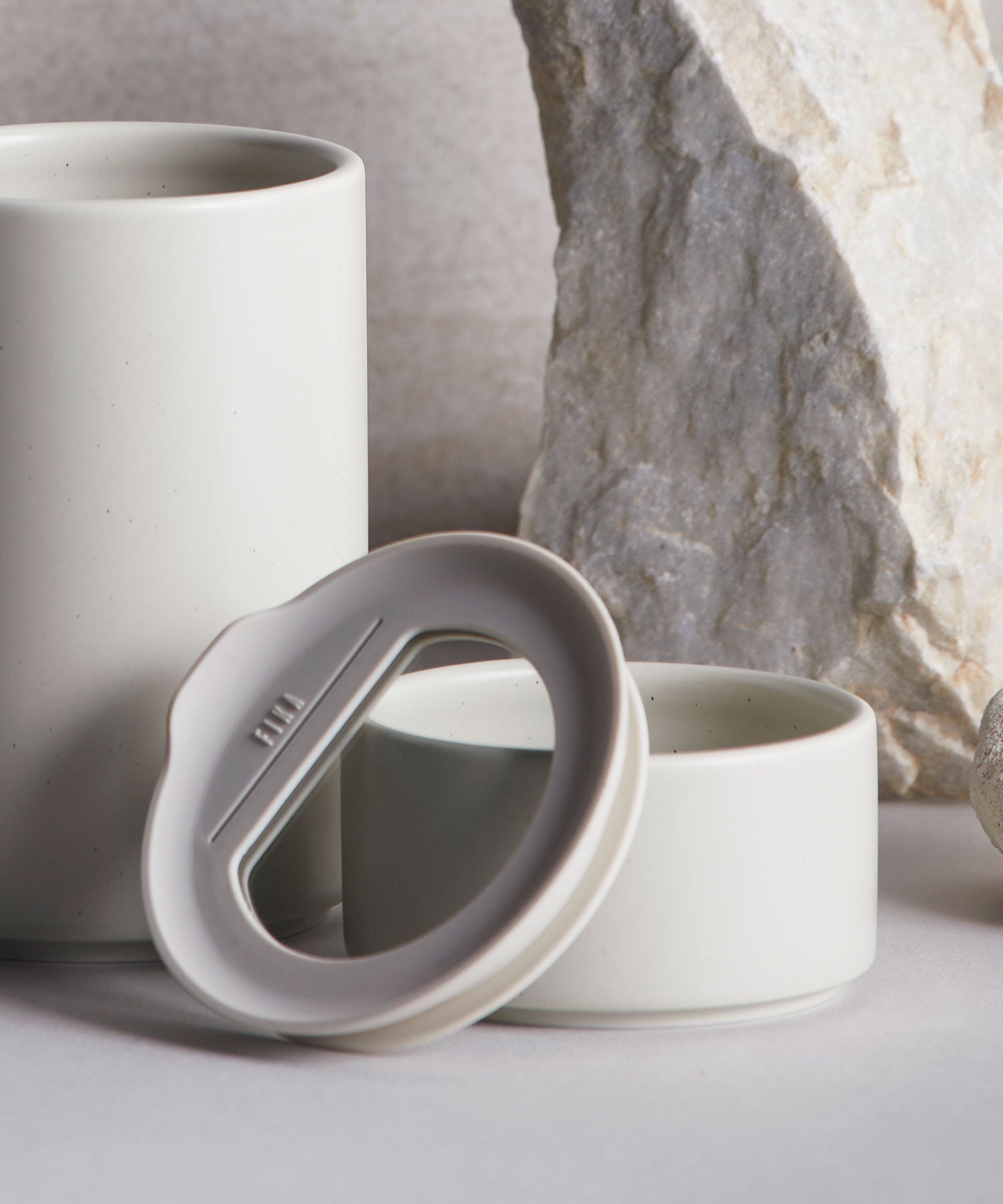 フィカ FIKA FIKA ONE 陶磁器製食品ガラス容器 200ml,ホワイト