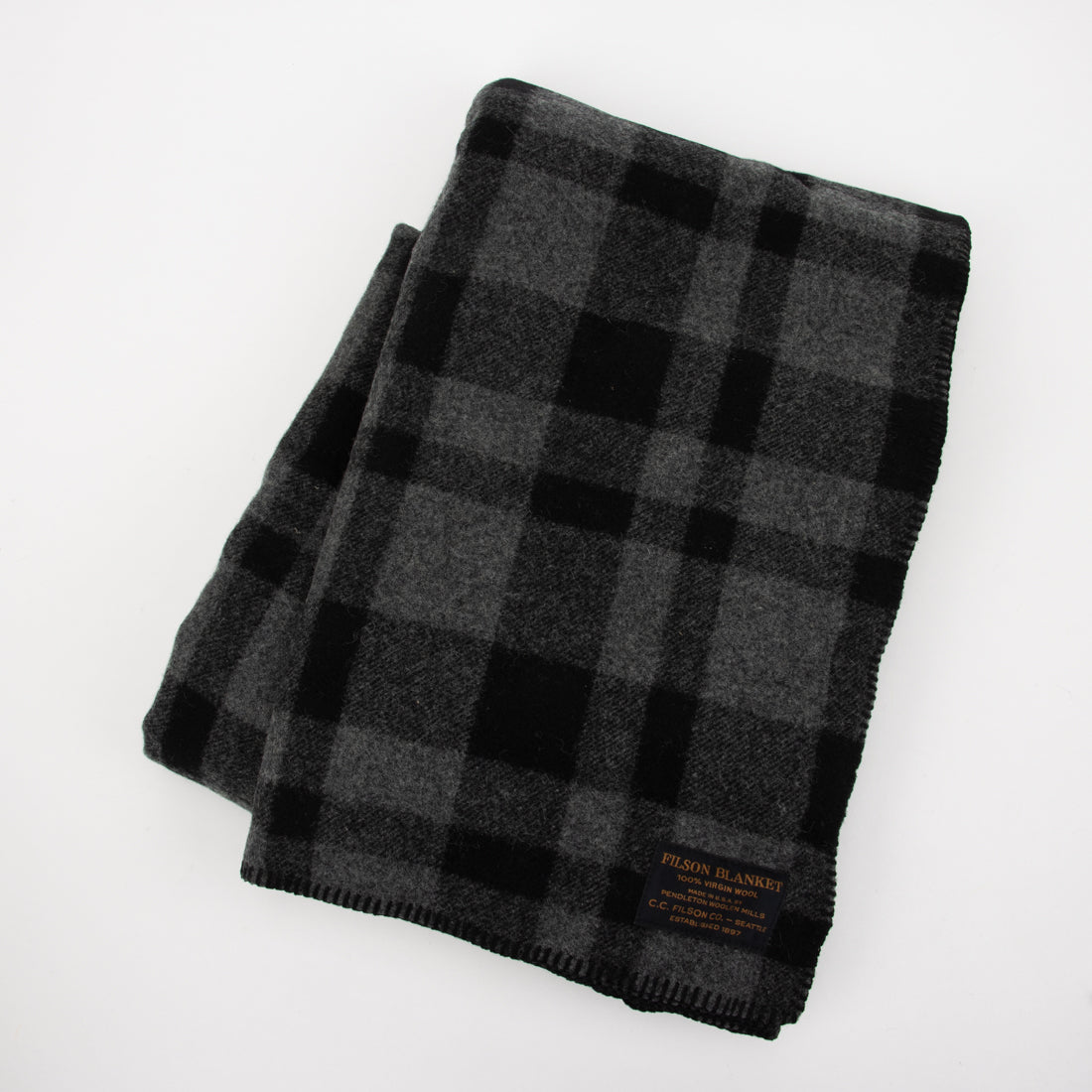 フィルソン FILSON マッキノーウール ブランケット (グレー×ブラック) グレー×ブラック