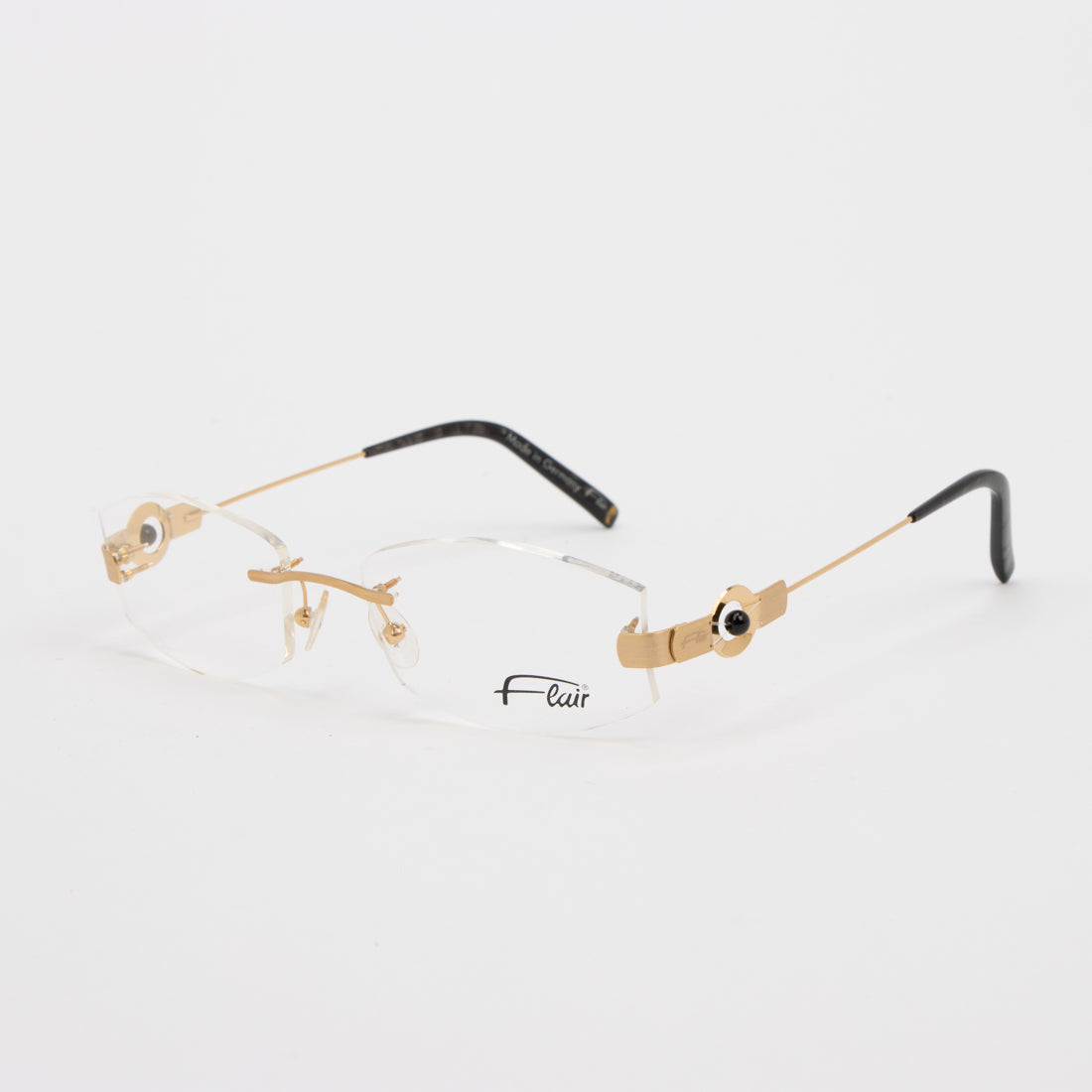 フレアー Flair メガネ 眼鏡 アイウェア レディース メンズ (ゴールド) ゴールド