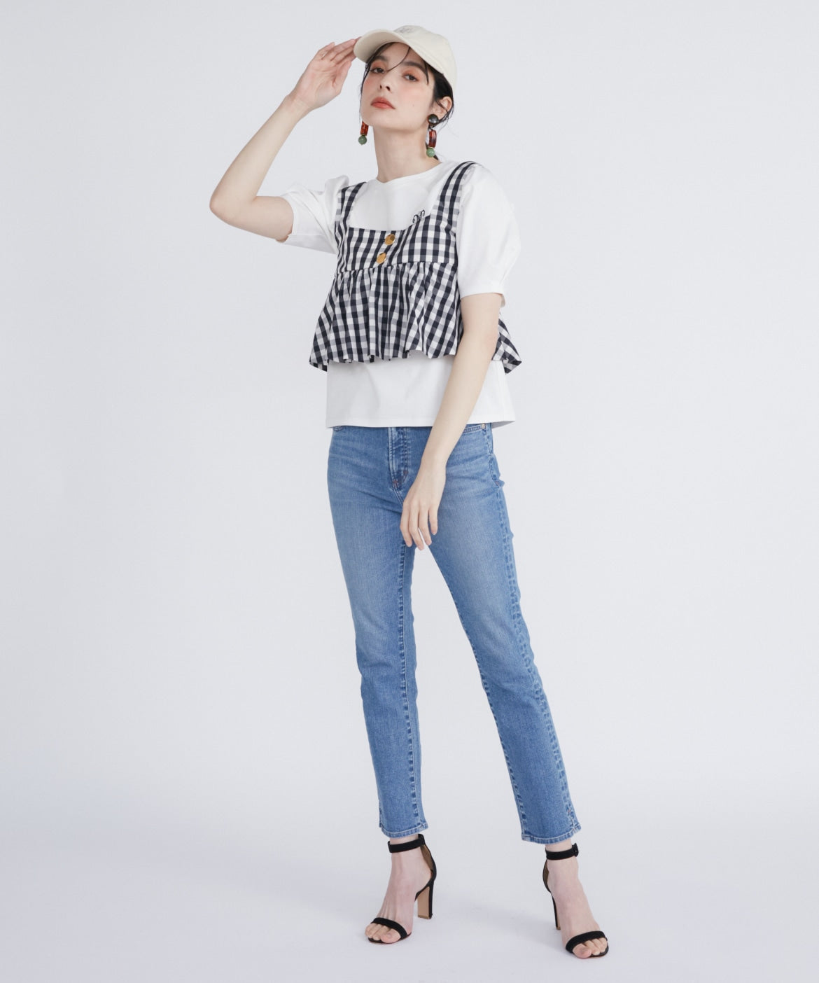 マーリエ ル カセット Maglie le cassetto スリムストレートデニム (インディゴ9) インディゴ9