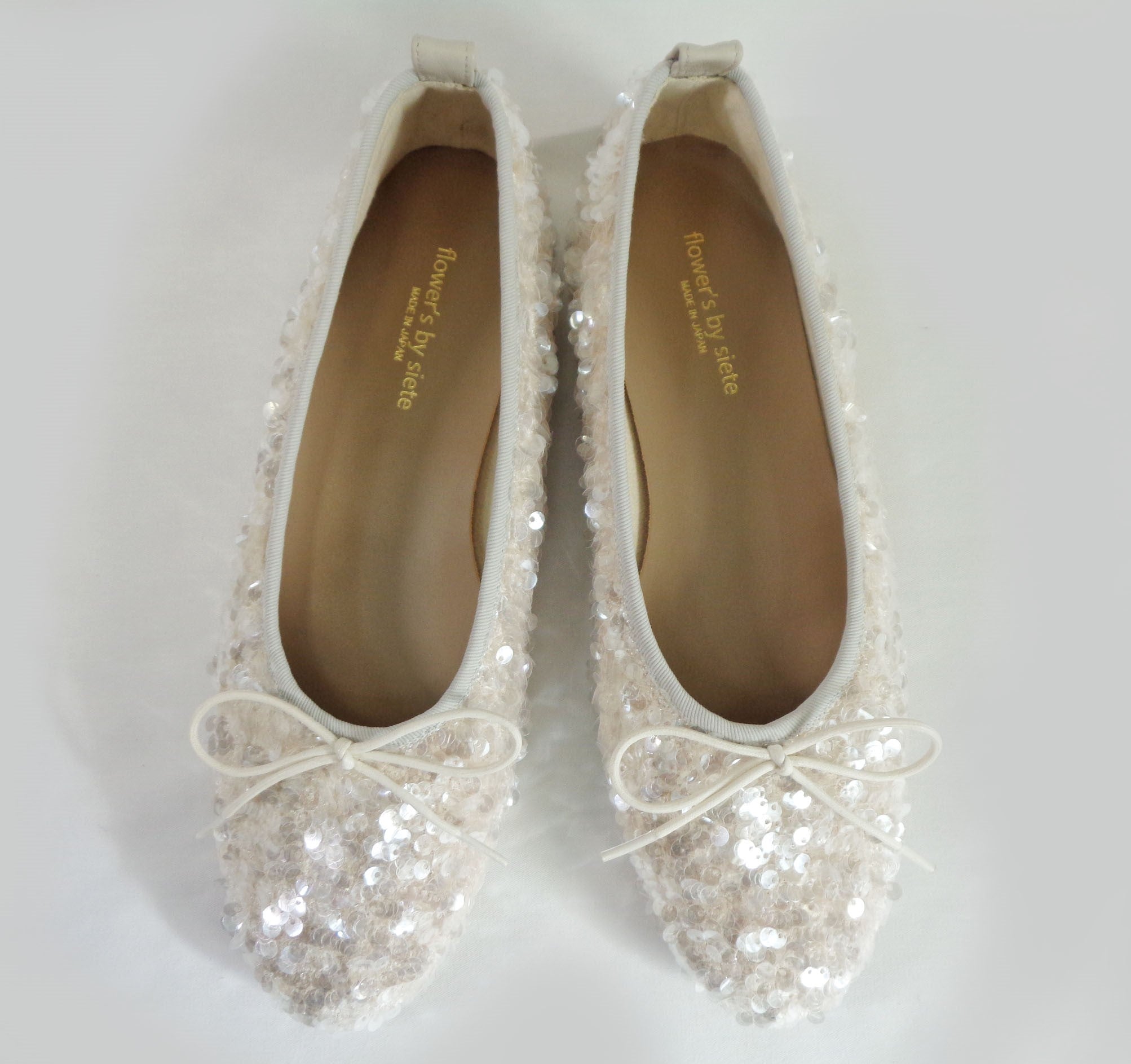 フラワーズ バイ シエテ flower's by siete スパンコールバレーシューズ,OWH