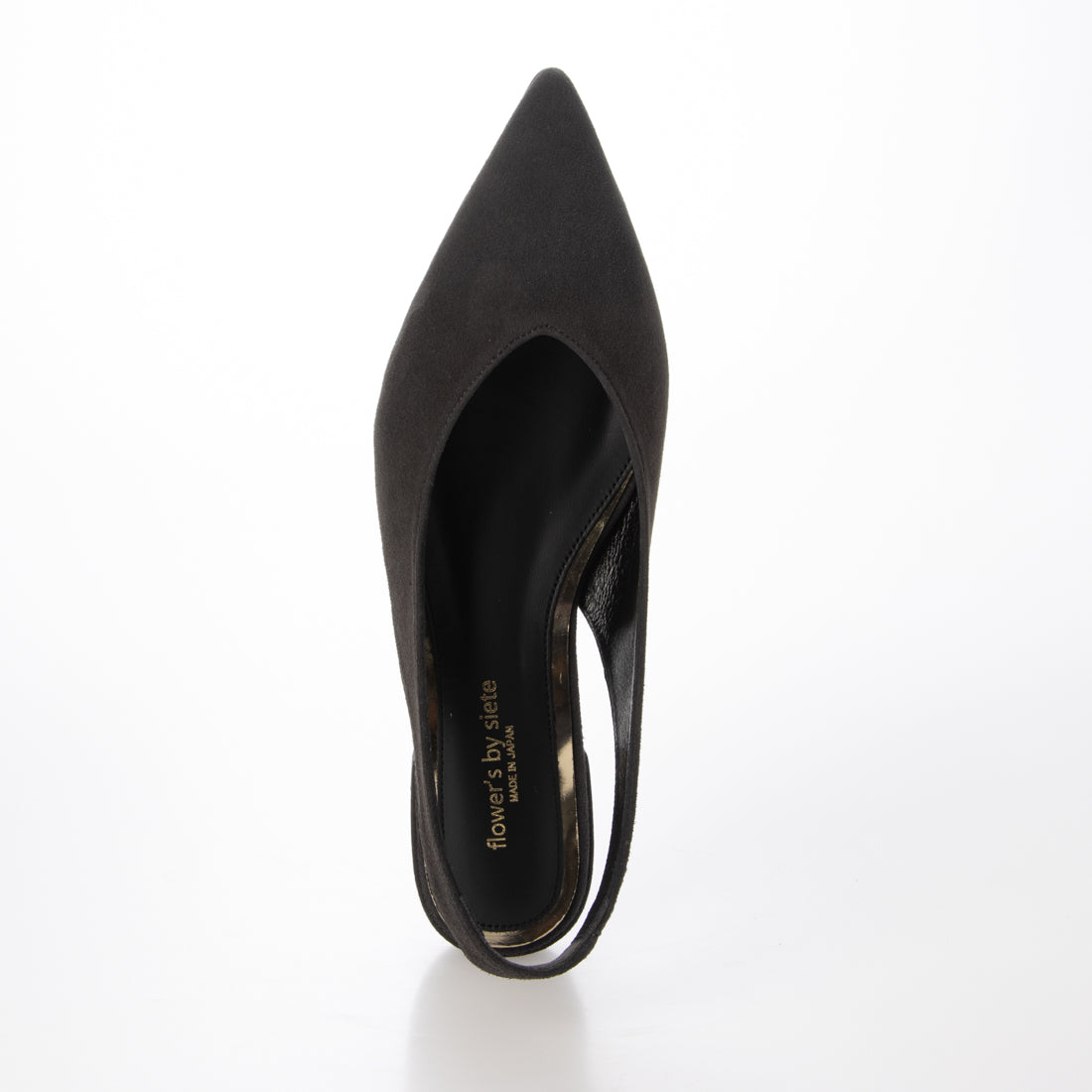 フラワーズ バイ シエテ flower's by siete Vカットスリングバックパンプス (GRYS) GRYS