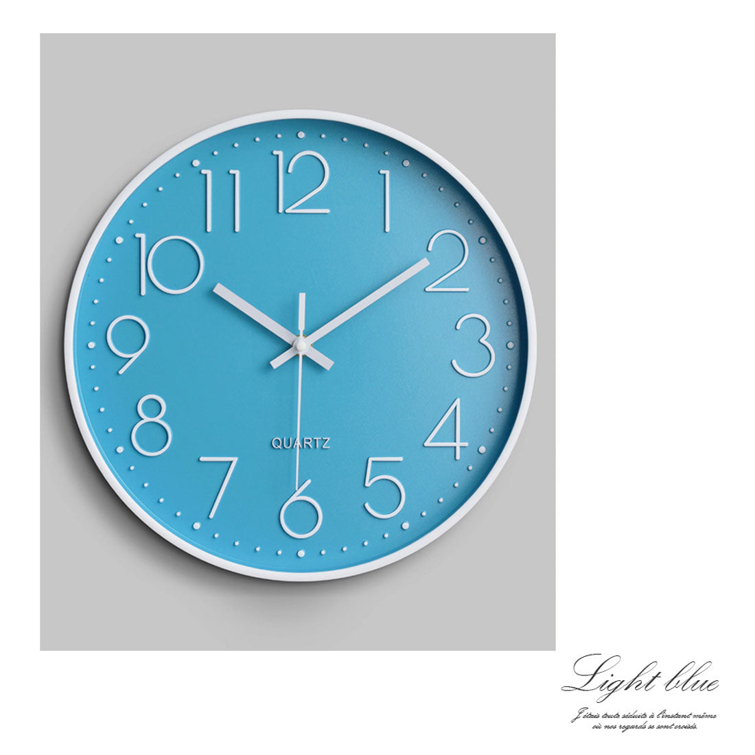 フロージュ florge 【壁掛け】見やすいベーシッククロック【返品不可商品】