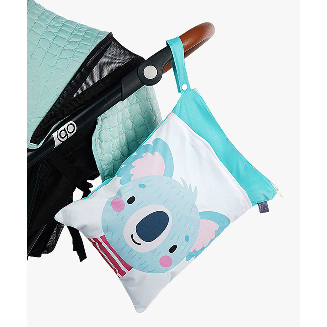 フロージュ florge 【防水・撥水】ストラップ付大容量マルチポーチ/着替え入れ/おむつポーチ