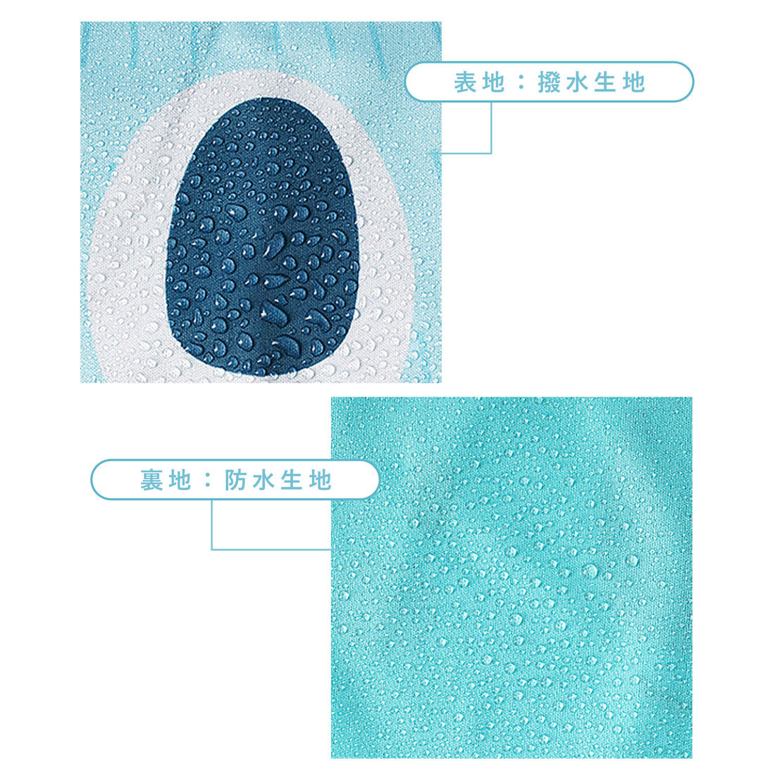 フロージュ florge 【防水・撥水】ストラップ付大容量マルチポーチ/着替え入れ/おむつポーチ