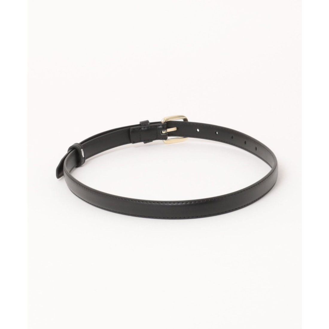 フロージュ florge 【牛革】レディースメンズ兼用シンプルプレーンバックルレザーベルト (モカ) モカ