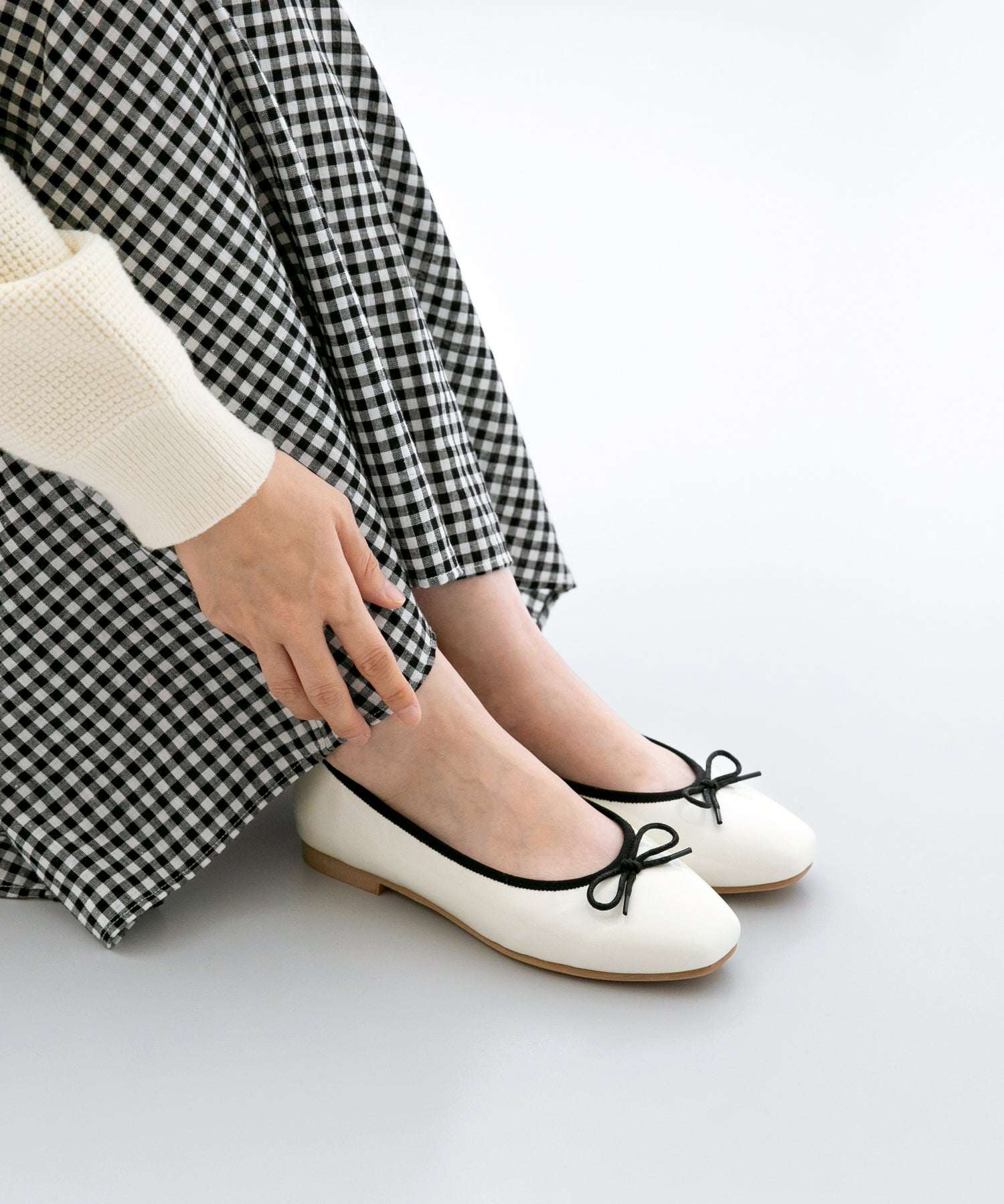 Fleune 4e Square Tou芭蕾舞鞋
