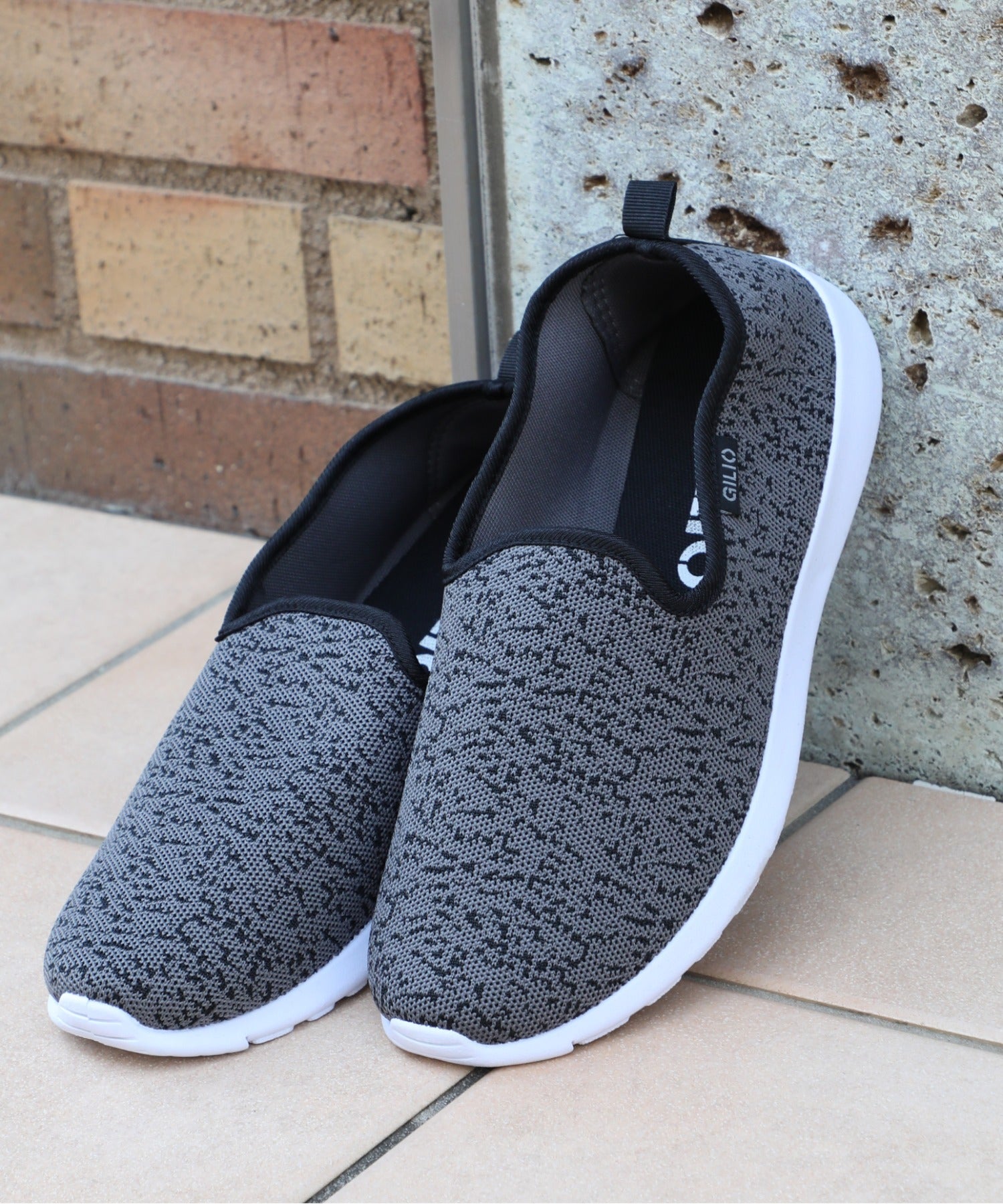 フォーキャスト FORECAST ワークシューズ スリッポン SLIP ON 6408 (グレー) グレー
