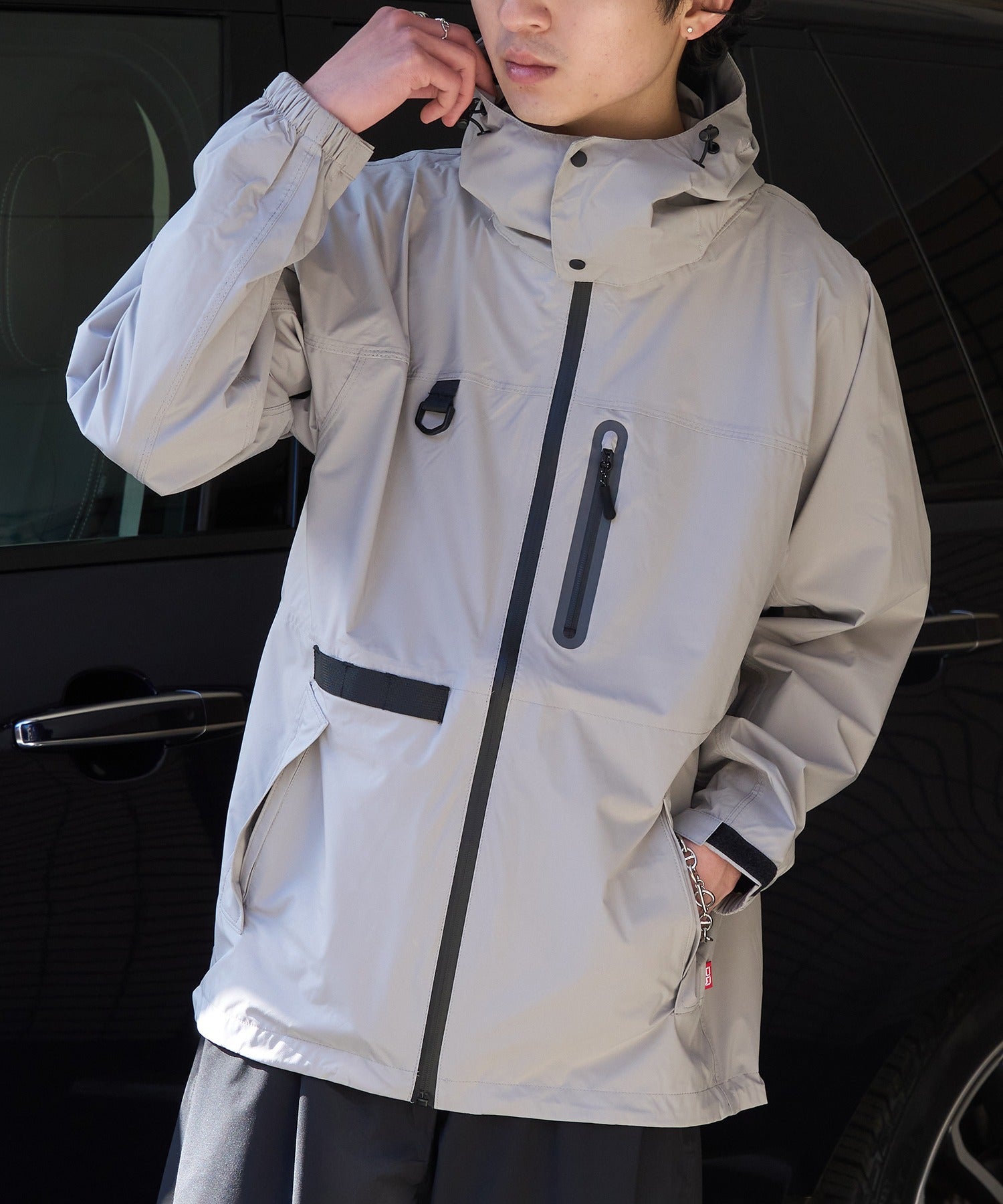 フォーキャスト FORECAST フィッシングレインスーツ F-001 (シルバー) シルバー