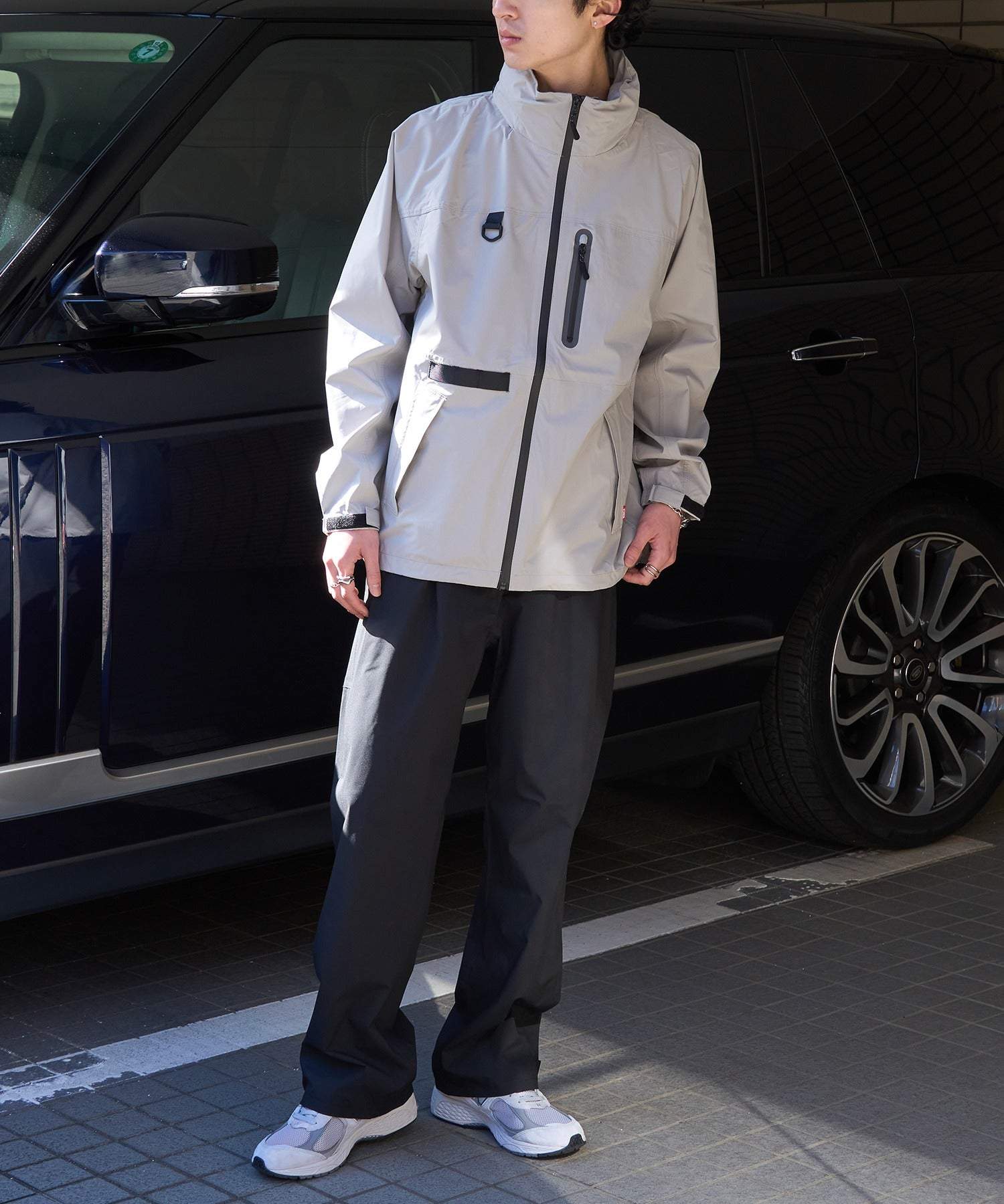 フォーキャスト FORECAST フィッシングレインスーツ F-001 (シルバー) シルバー