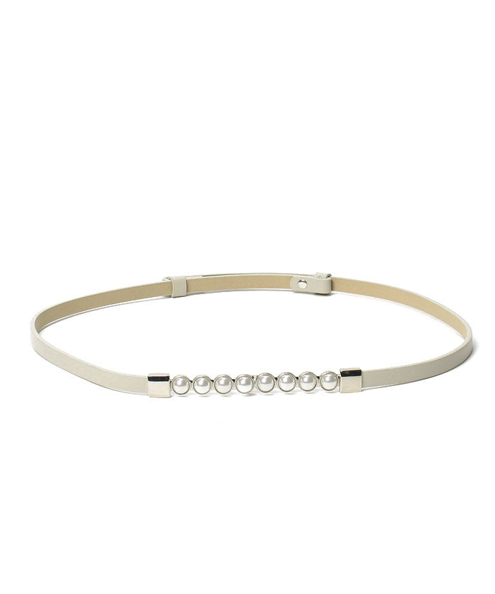 Form Forma Fake Leather Pearl Belt