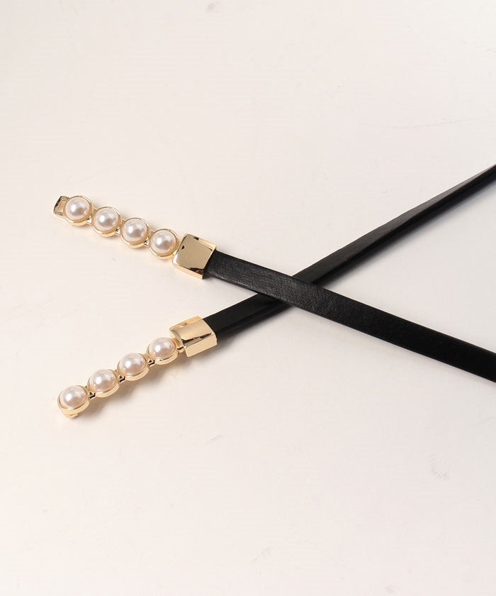 Form Forma Fake Leather Pearl Belt