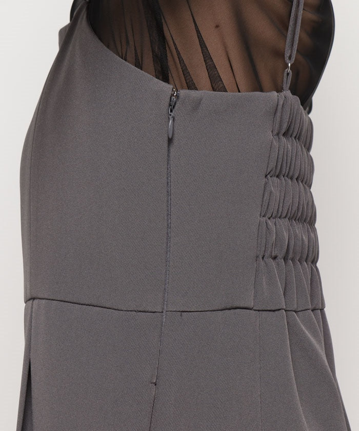 Form Forma 【Graduation Ceremony・Entrance Ceremony・Ceremony・Shichi-Go-San・Wedding Compatible】5-Minute Length Lace Sleeve Blouse & Tapered Pants Set-Up Suit