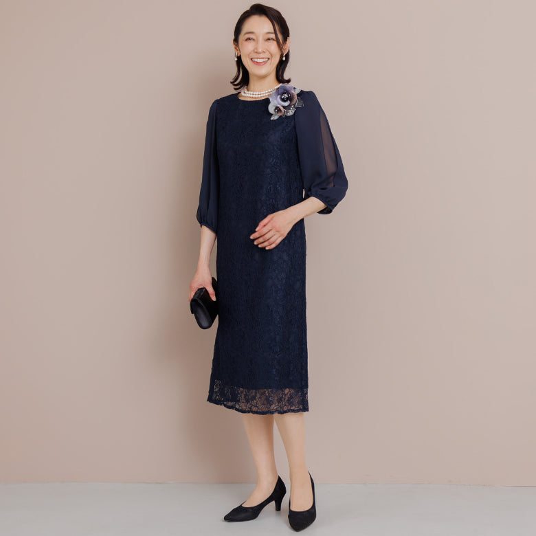 フォルムフォルマ form forma マザードレス/正単品/礼装/結婚式 (ブルー) ブルー