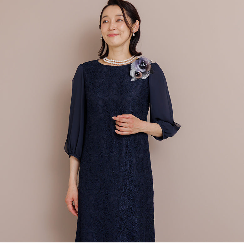 フォルムフォルマ form forma マザードレス/正単品/礼装/結婚式 (ブルー) ブルー