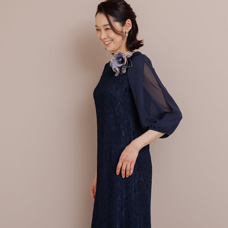 フォルムフォルマ form forma マザードレス/正単品/礼装/結婚式 (ブルー) ブルー