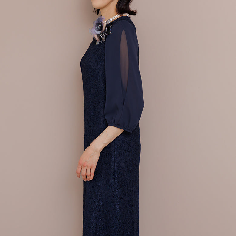 フォルムフォルマ form forma マザードレス/正単品/礼装/結婚式 (ブルー) ブルー