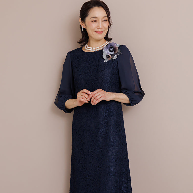 フォルムフォルマ form forma マザードレス/正単品/礼装/結婚式 (ブルー) ブルー