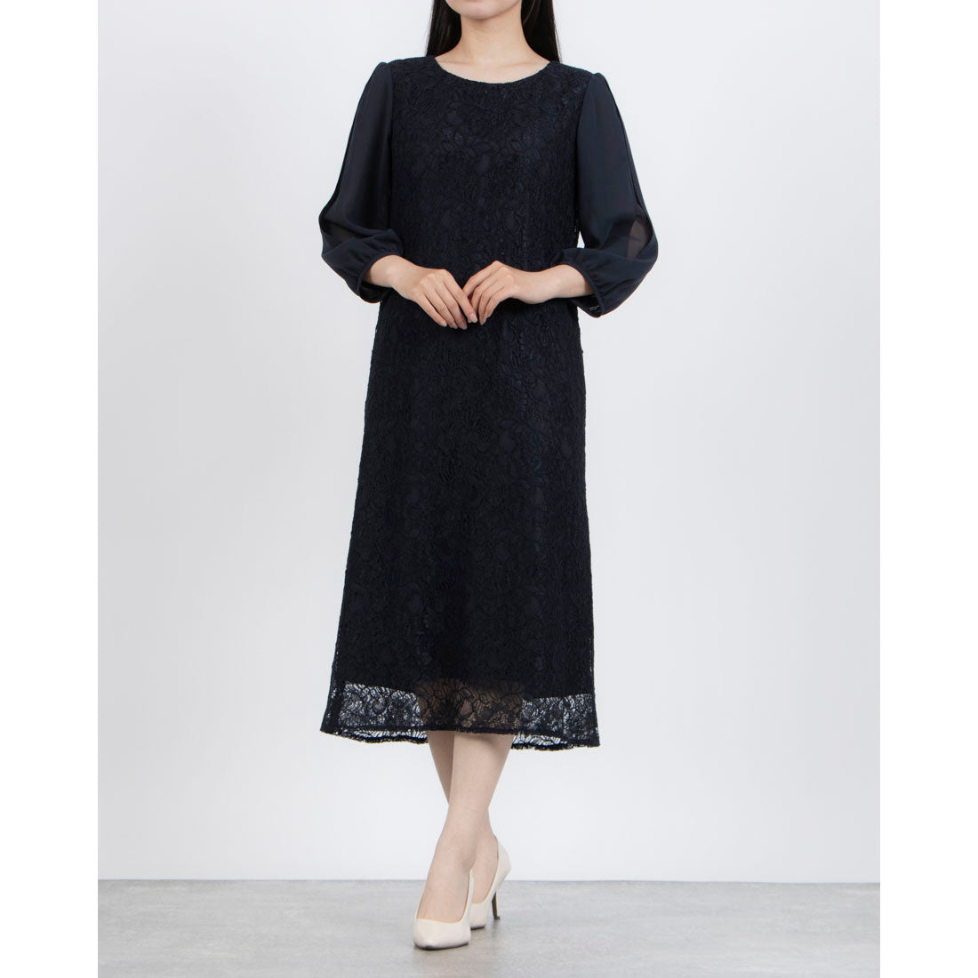 フォルムフォルマ form forma マザードレス/正単品/礼装/結婚式 (ブルー) ブルー