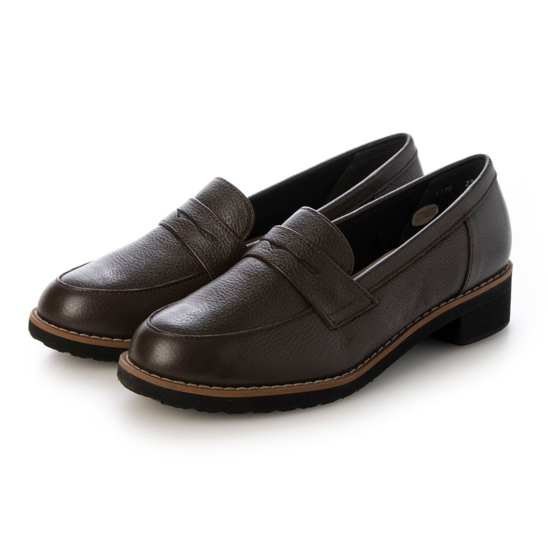 フリーチ FREACH 本革低反発インソールローファーパンプス