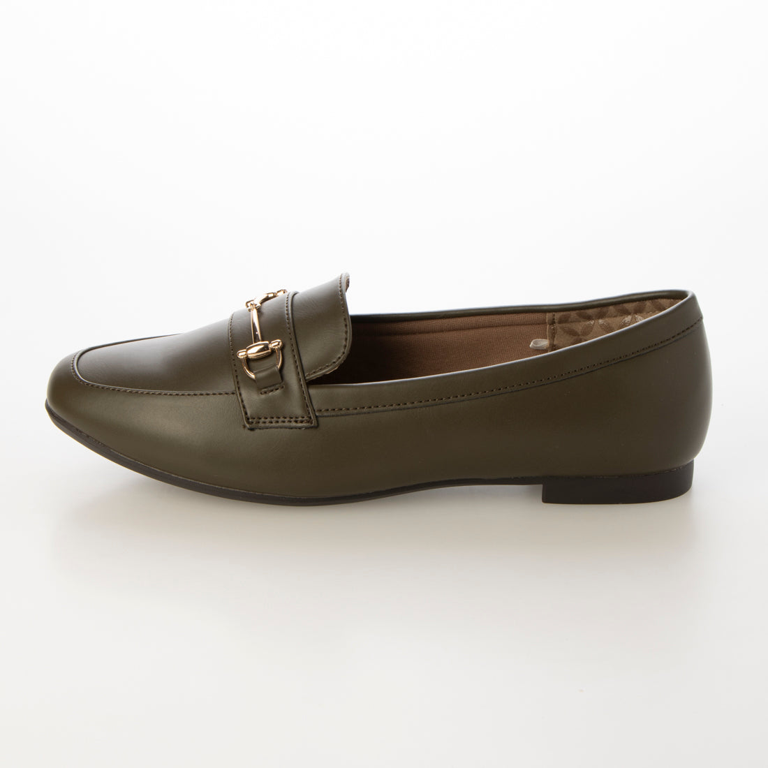 幅広 3E 防水 ビットローファー <1.0cmヒール> 【22.0cm~25.0cm】 fuwaraku FR-1126