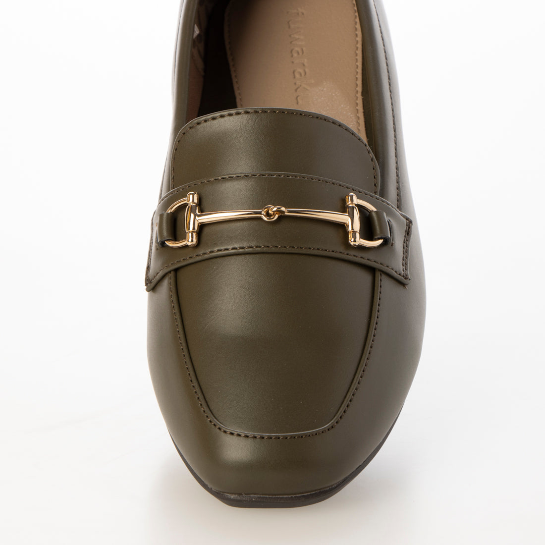 幅広 3E 防水 ビットローファー <1.0cmヒール> 【22.0cm~25.0cm】 FR-1126 fuwaraku