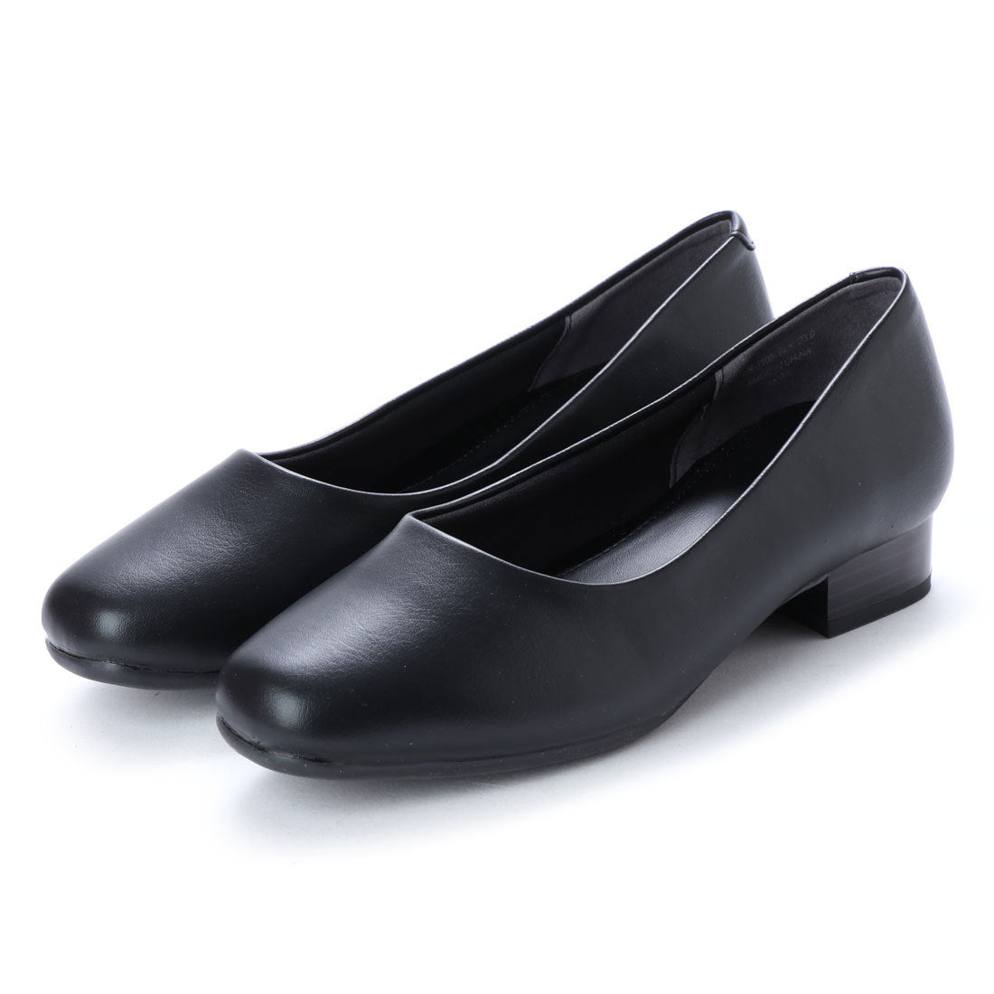 ゆったり幅広 5E 防水 ローヒールパンプス <2.5cmヒール> 【21.5cm~25.5cm】 FR-1105 fuwaraku