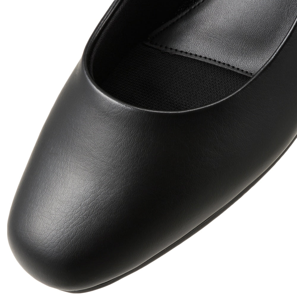 ゆったり幅広 5E 防水 ローヒールパンプス <2.5cmヒール> 【21.5cm~25.5cm】 FR-1105 fuwaraku