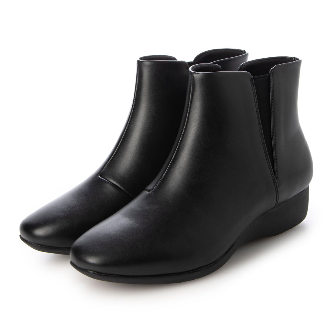 Wide 3E Waterproof Short Boots <3.5cm Heel> 【22.0cm~25.5cm】 FR-1117 fuwaraku