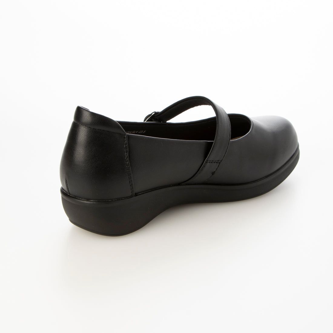 fuwaraku ゆったり幅広 4E 防水 ストラップウェッジパンプス <3.5cmヒール> 【21.5cm~25.5cm】 FR-4004