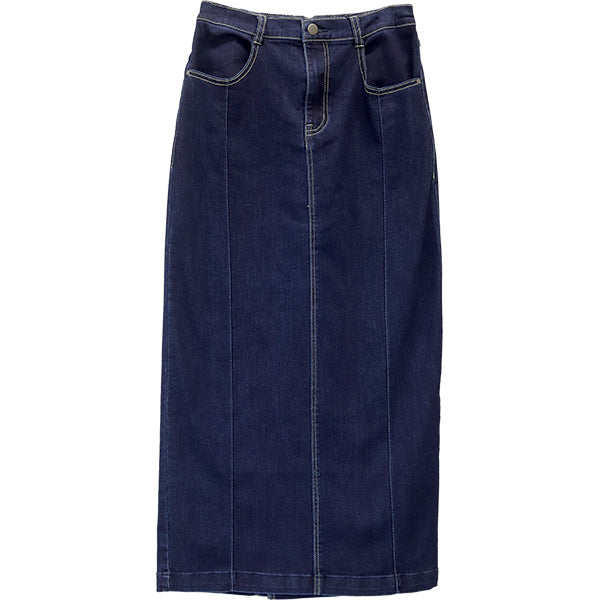アレッタ ヴィータ Aletta vita ストレッチデニムロングスカート (ブルー) ブルー