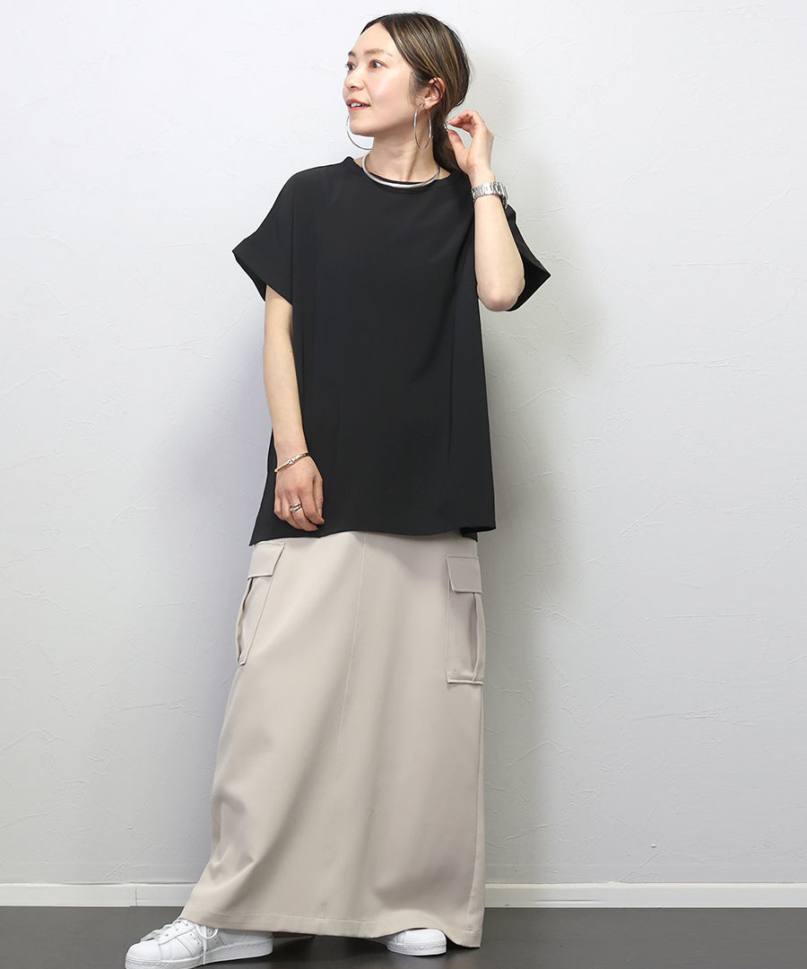 阿蕾塔·維塔 Aletta vita 麻料側開衩方形套頭衫